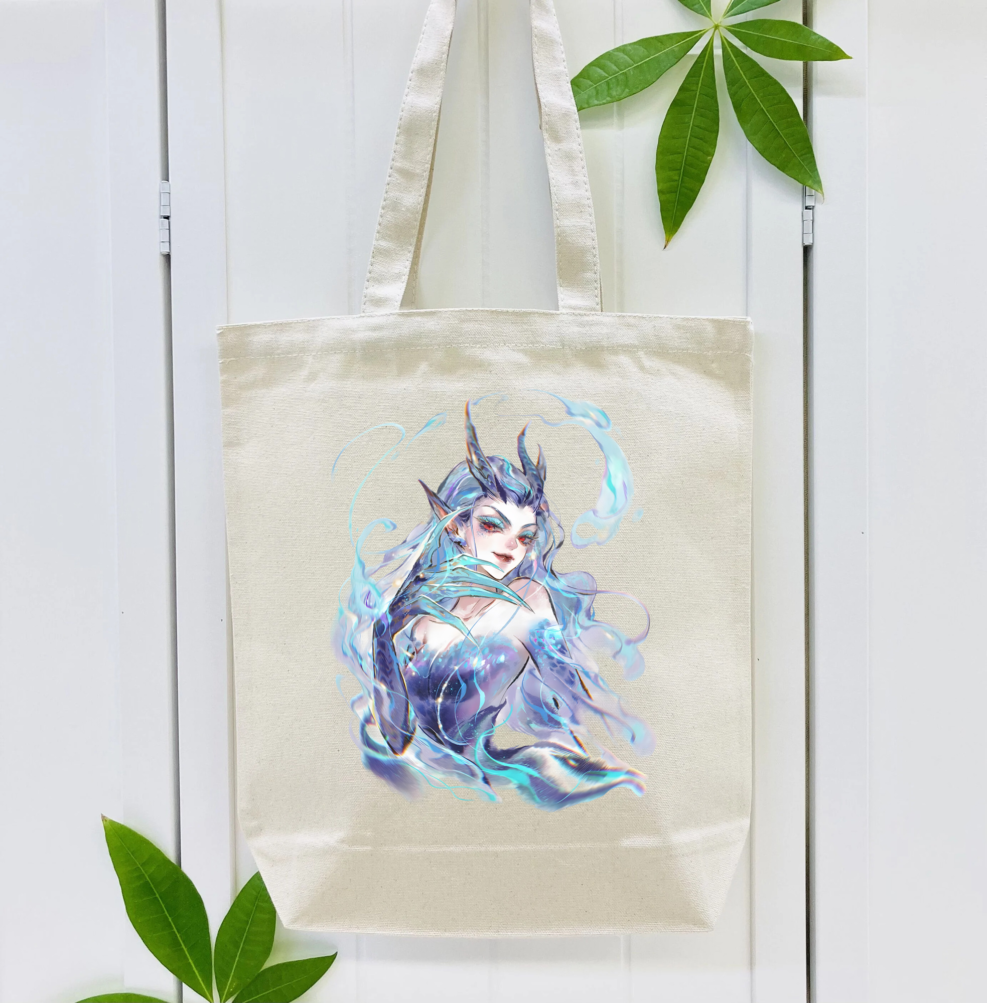 Ne Zha 2 ナタ 魔童の大暴れ 縦型キャンバス生地手提げバッグ　トートバッグ