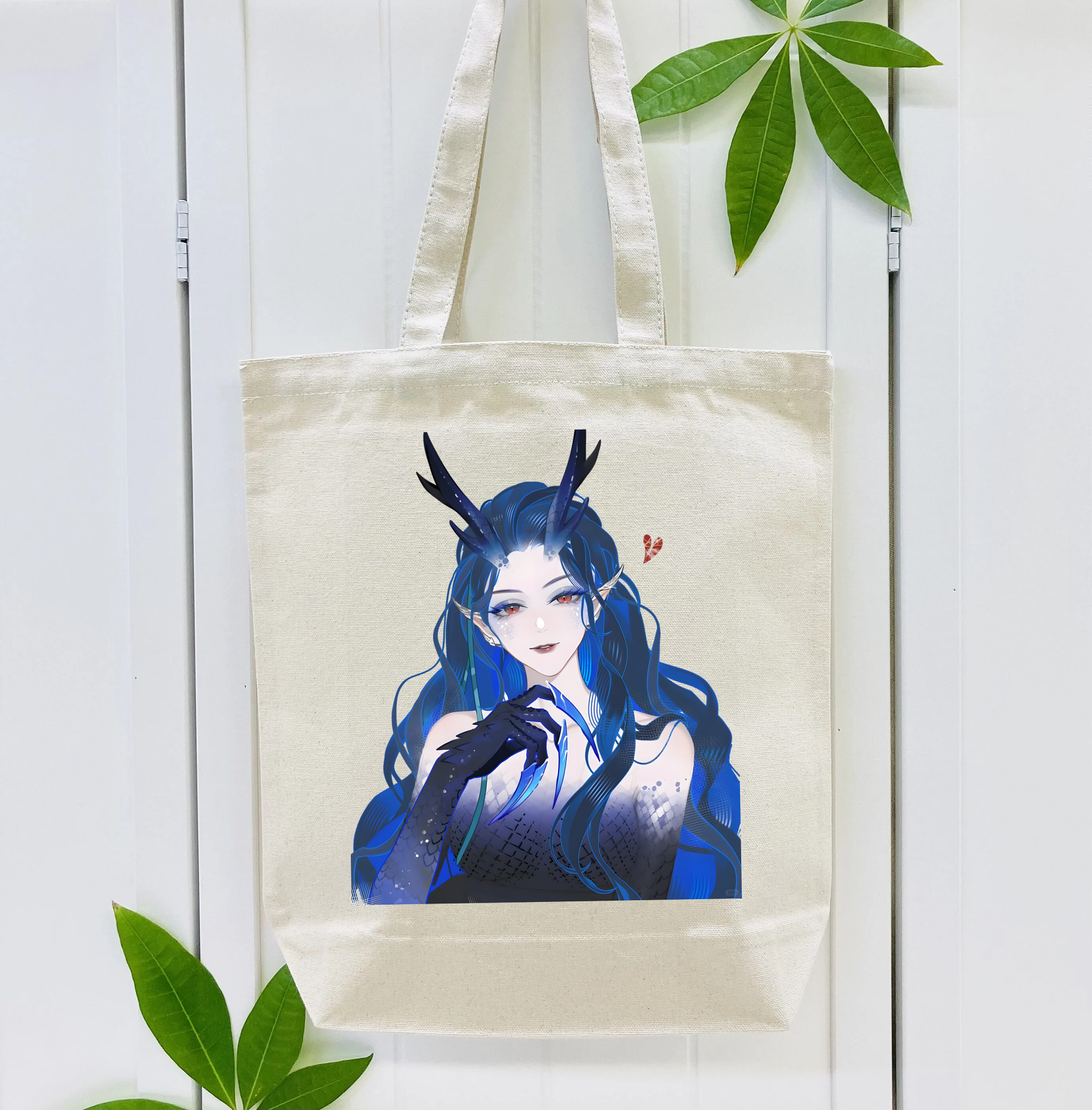 Ne Zha 2 ナタ 魔童の大暴れ 縦型キャンバス生地手提げバッグ　トートバッグ