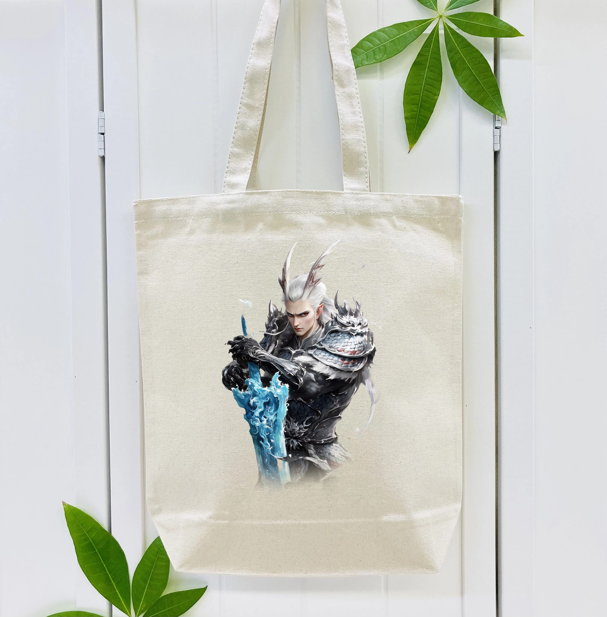 Ne Zha 2 ナタ 魔童の大暴れ 縦型キャンバス生地手提げバッグ　トートバッグ