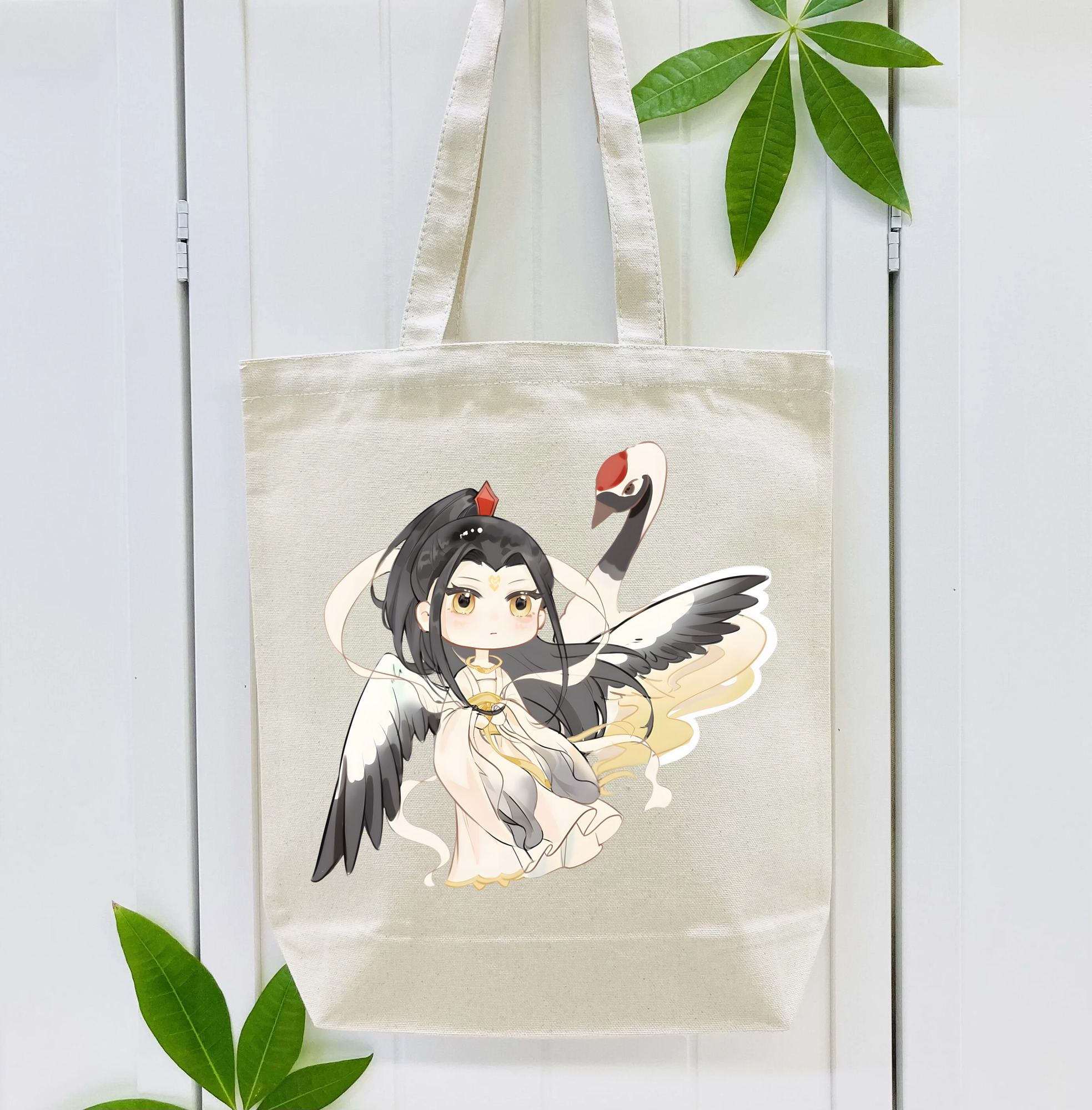 Ne Zha 2 ナタ 魔童の大暴れ 縦型キャンバス生地手提げバッグ　トートバッグ