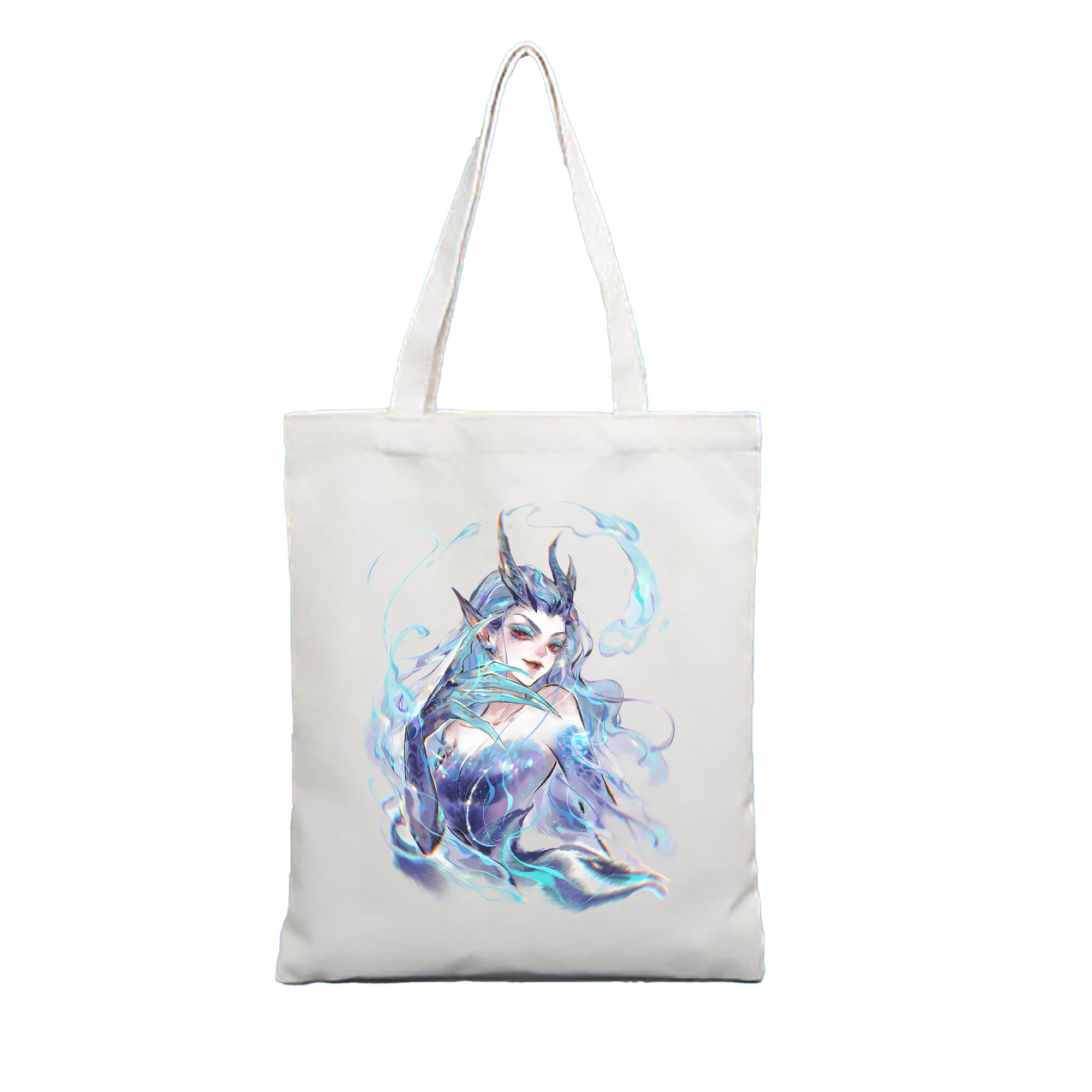 （画像用） Ne Zha 2 ナタ 魔童の大暴れ 縦型キャンバス生地手提げバッグ　トートバッグ