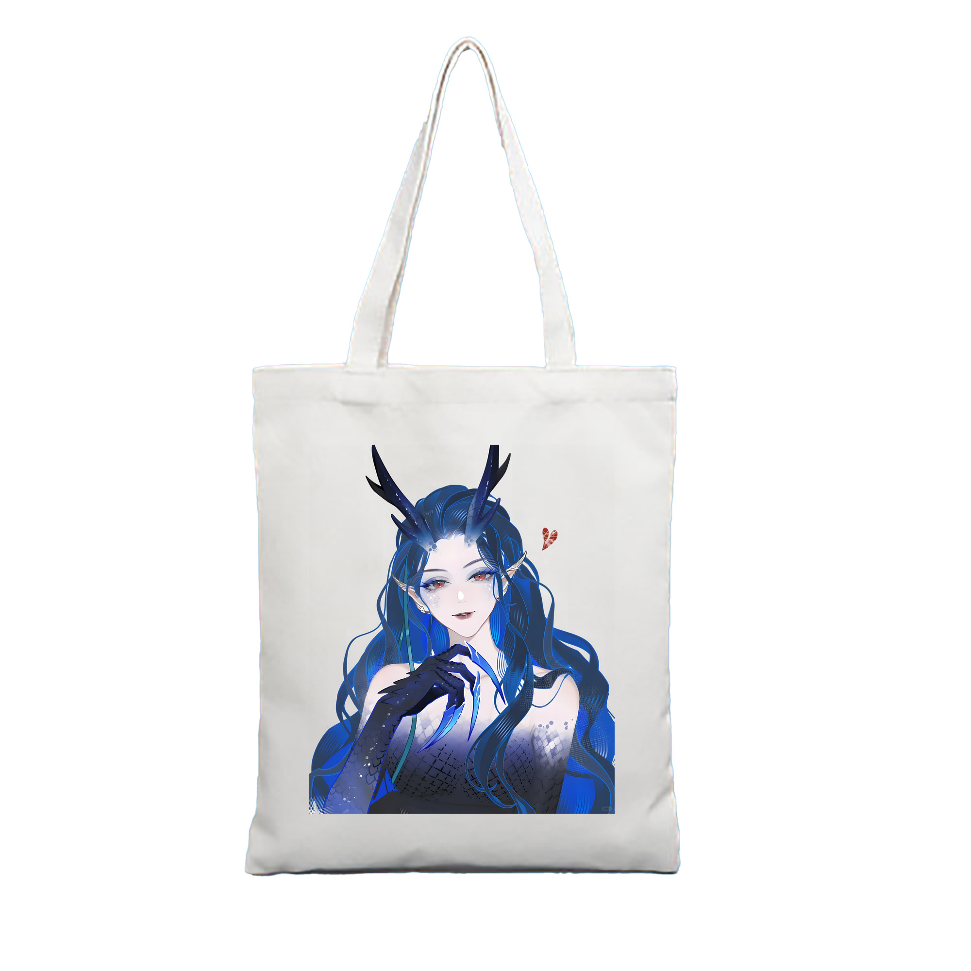 （画像用） Ne Zha 2 ナタ 魔童の大暴れ 縦型キャンバス生地手提げバッグ　トートバッグ