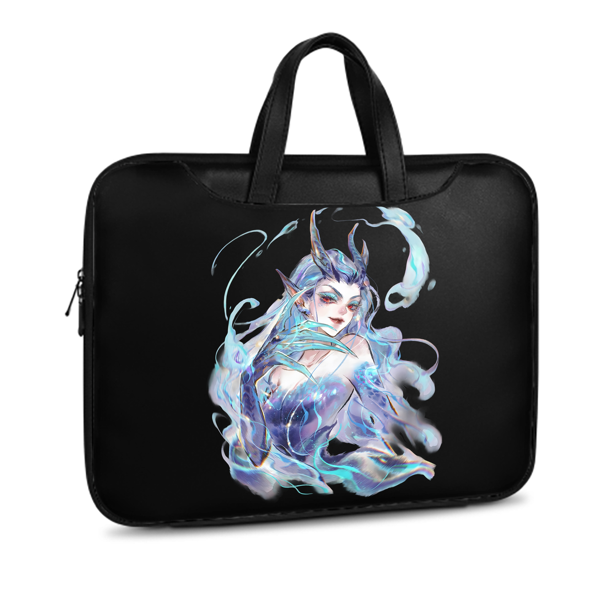 （画像用） Ne Zha 2 ナタ 魔童の大暴れ レザーラップトップバッグ　ノートパソコンケース