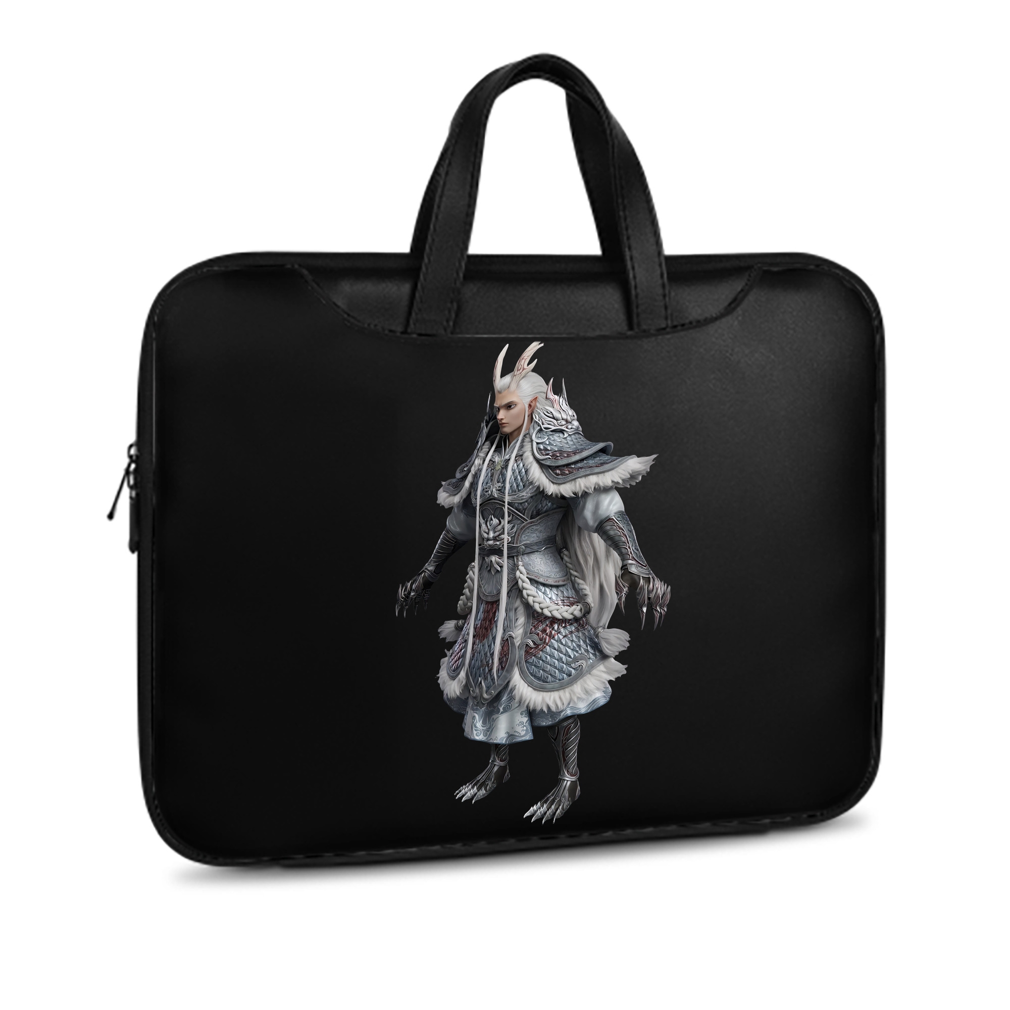 （画像用） Ne Zha 2 ナタ 魔童の大暴れ レザーラップトップバッグ　ノートパソコンケース