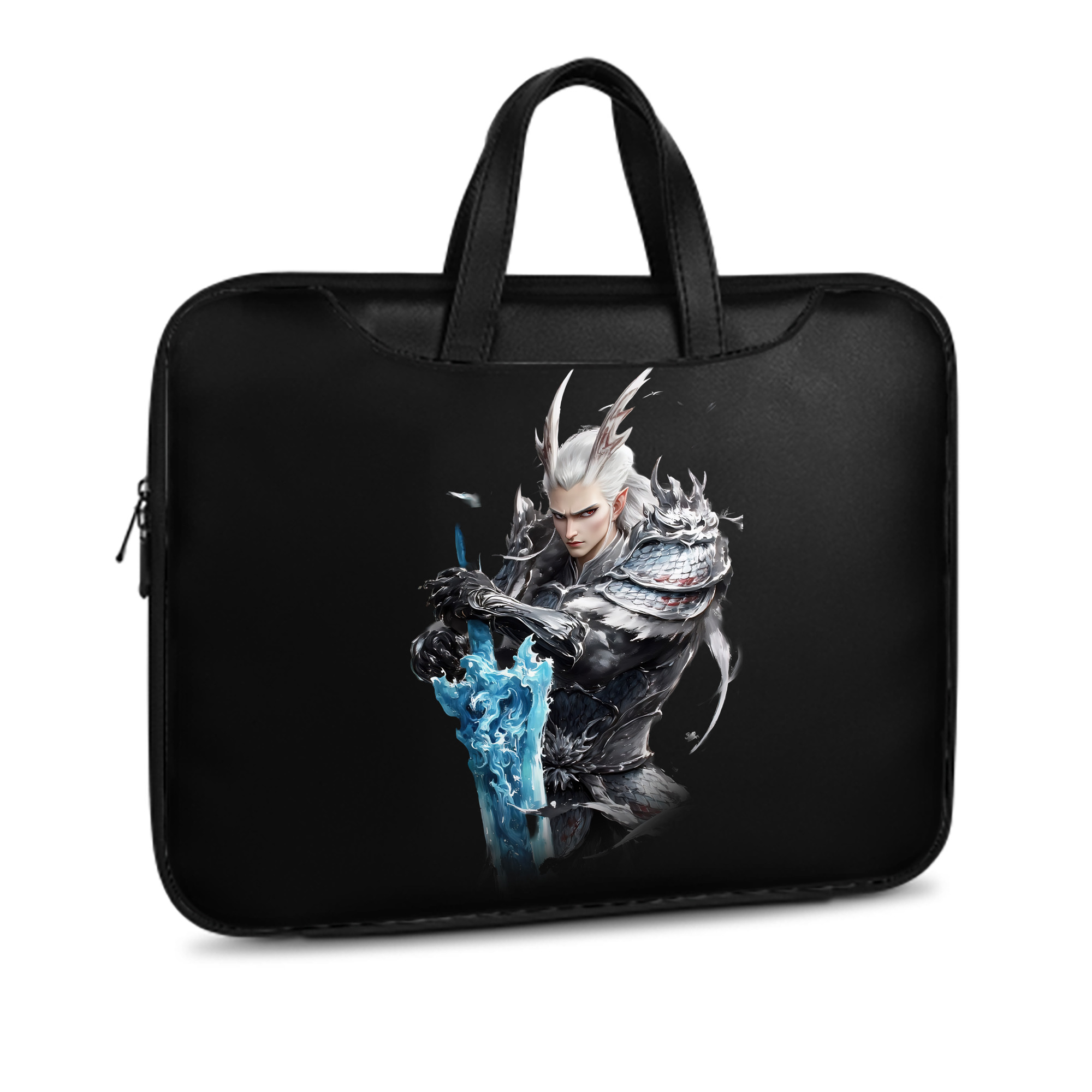 （画像用） Ne Zha 2 ナタ 魔童の大暴れ レザーラップトップバッグ　ノートパソコンケース