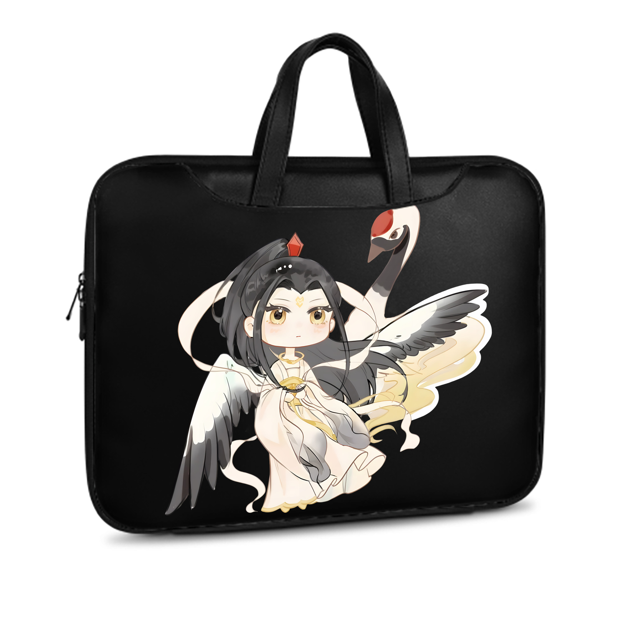 （画像用） Ne Zha 2 ナタ 魔童の大暴れ レザーラップトップバッグ　ノートパソコンケース