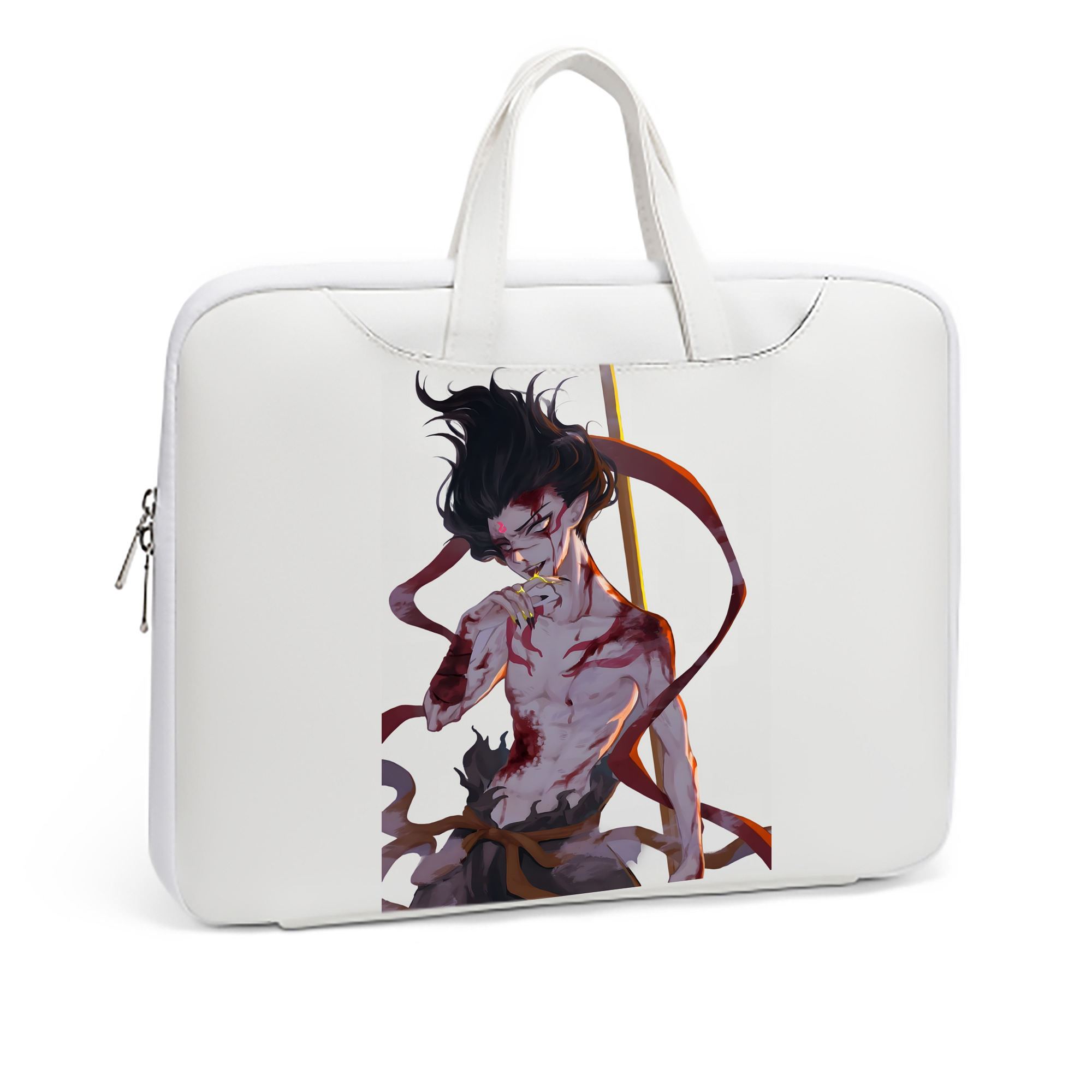 （画像用） Ne Zha 2 ナタ 魔童の大暴れ レザーラップトップバッグ　ノートパソコンケース