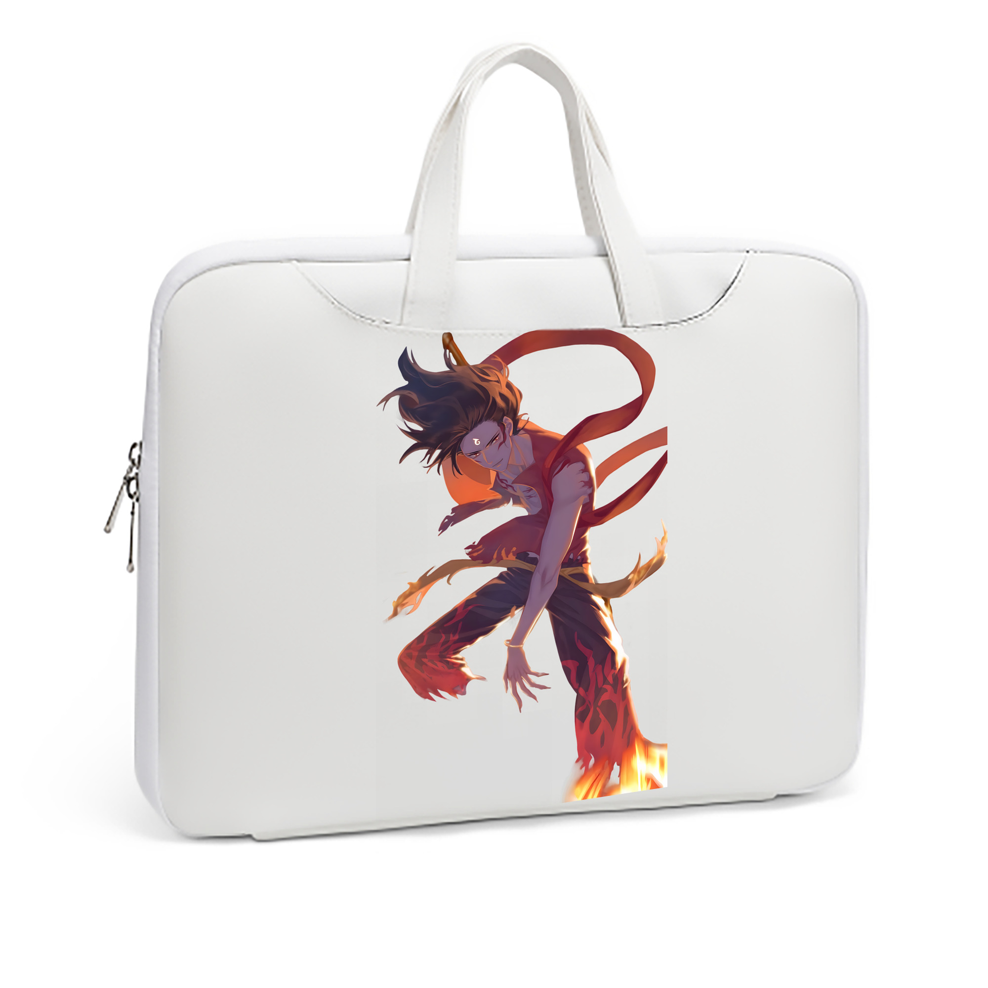 （画像用） Ne Zha 2 ナタ 魔童の大暴れ レザーラップトップバッグ　ノートパソコンケース