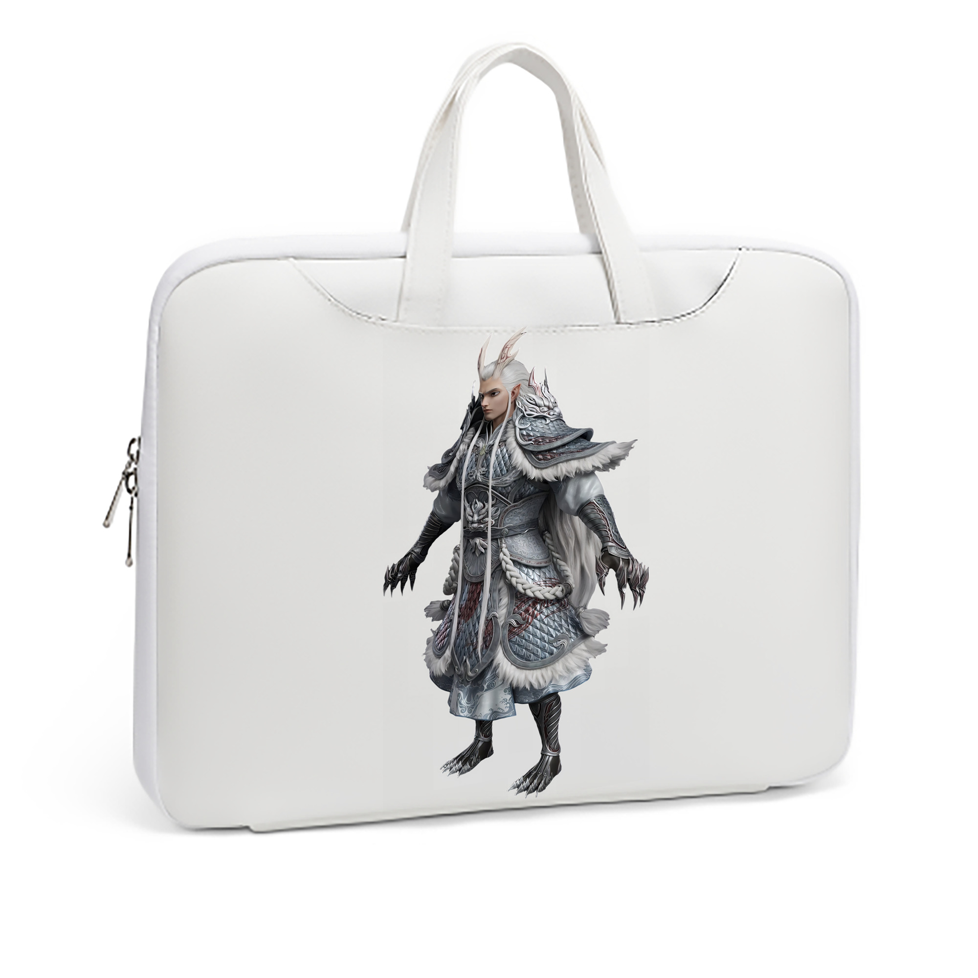 （画像用） Ne Zha 2 ナタ 魔童の大暴れ レザーラップトップバッグ　ノートパソコンケース