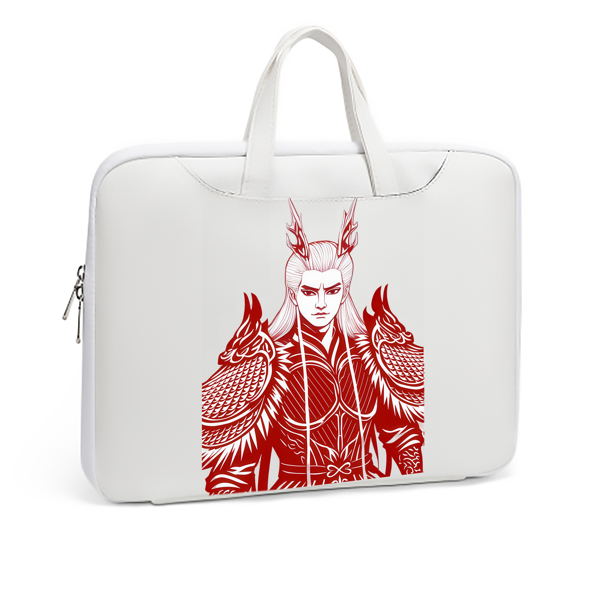 （画像用） Ne Zha 2 ナタ 魔童の大暴れ レザーラップトップバッグ　ノートパソコンケース