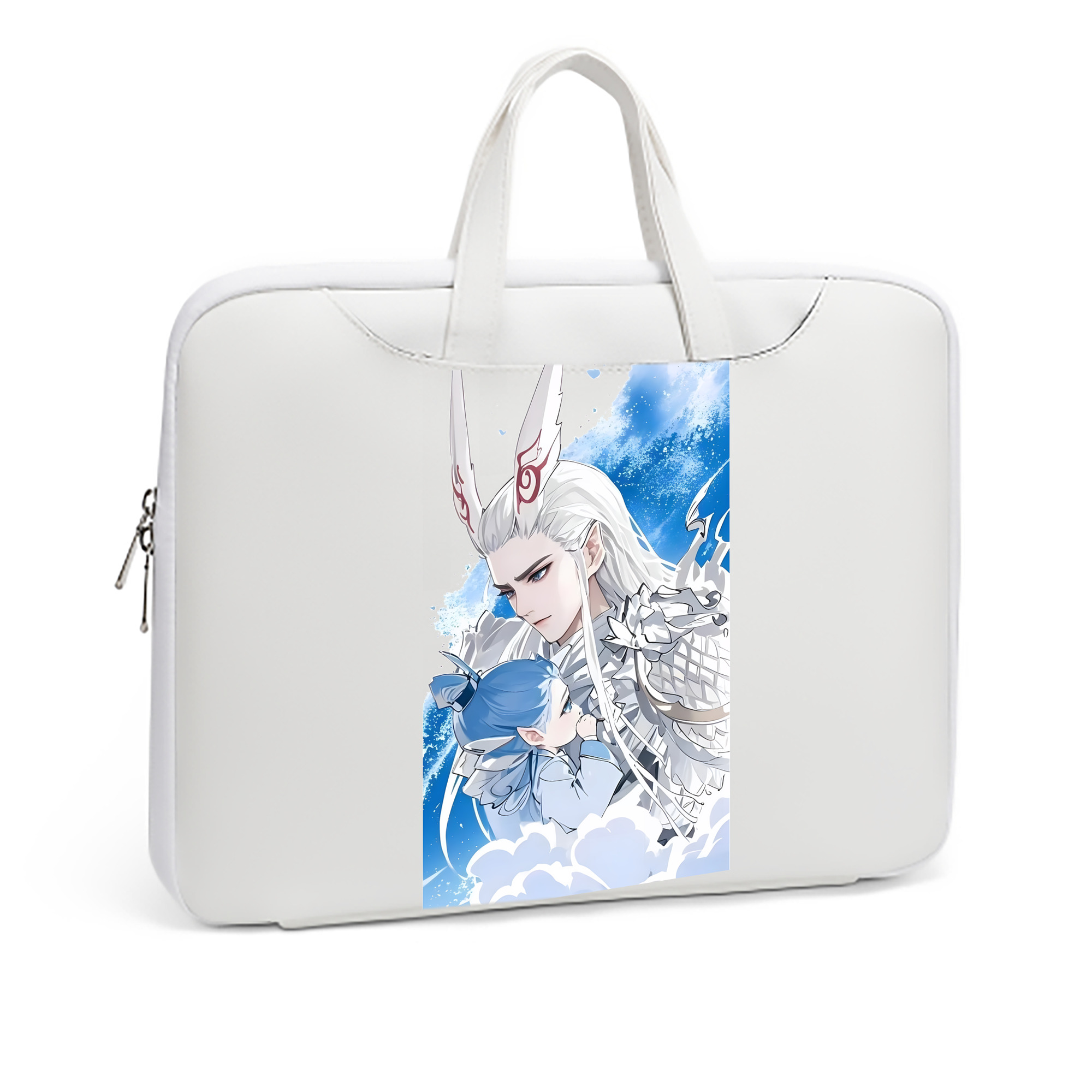（画像用） Ne Zha 2 ナタ 魔童の大暴れ レザーラップトップバッグ　ノートパソコンケース