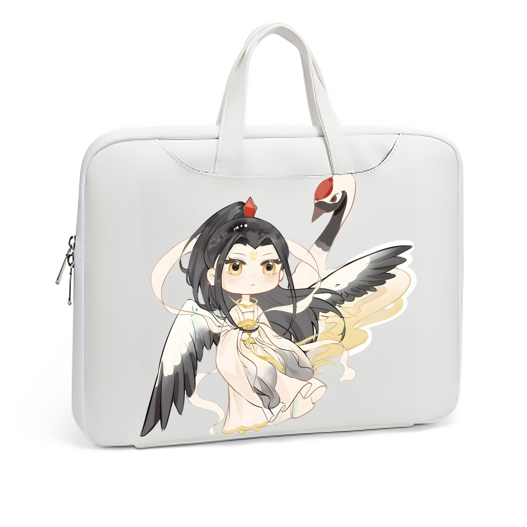 （画像用） Ne Zha 2 ナタ 魔童の大暴れ レザーラップトップバッグ　ノートパソコンケース