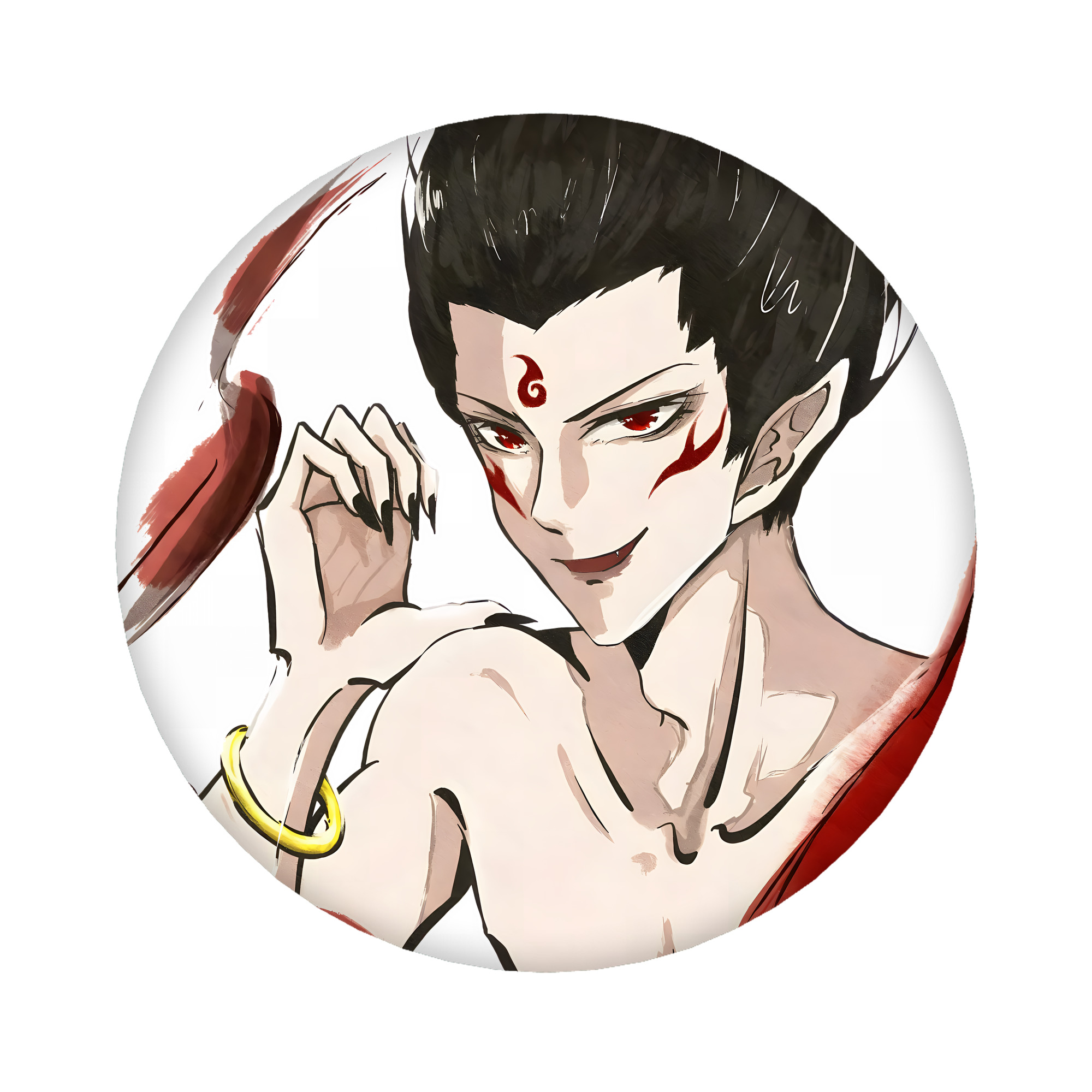 （画像用） Ne Zha 2 ナタ 魔童の大暴れ 6cm 缶バッジ 複数セット