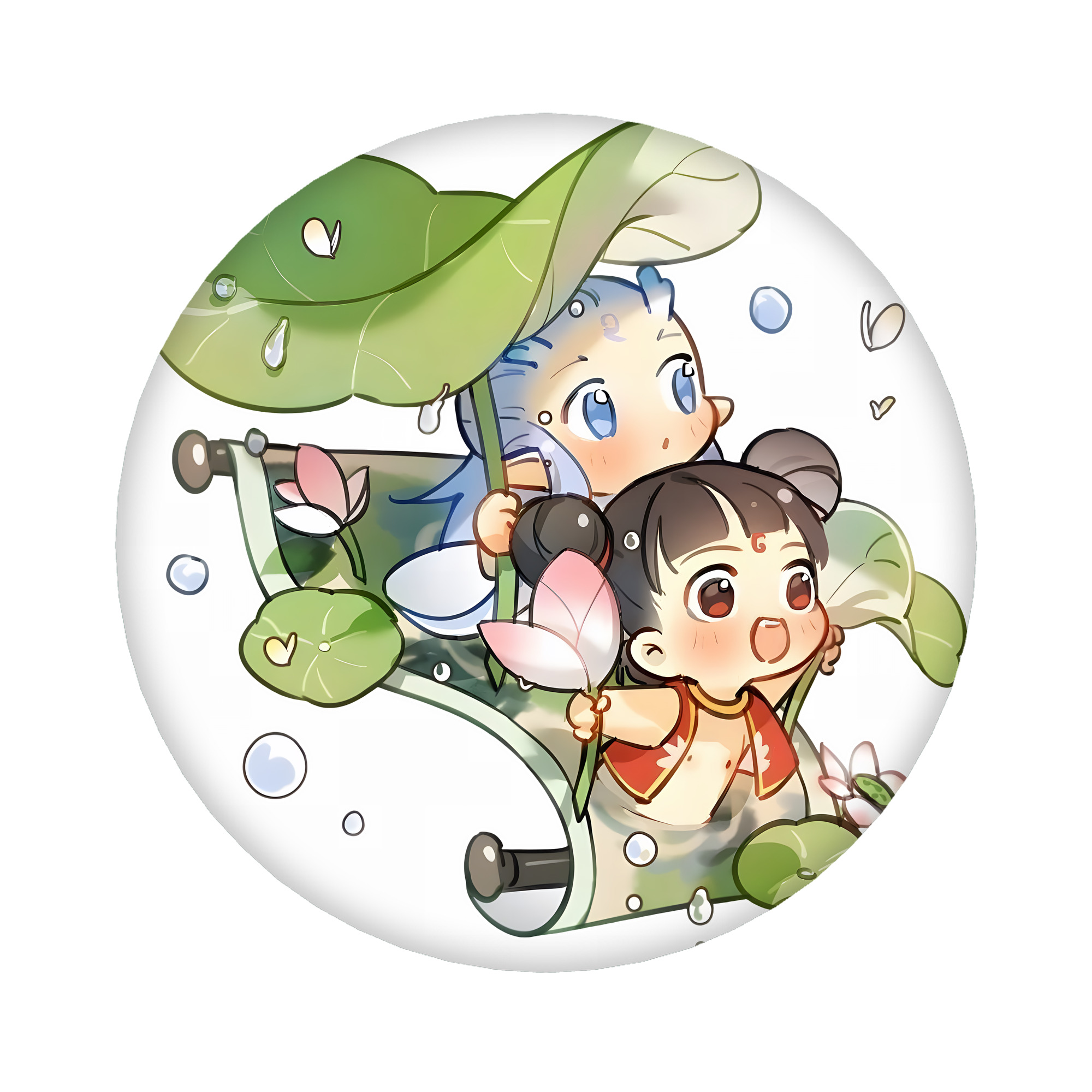 （画像用） Ne Zha 2 ナタ 魔童の大暴れ 6cm 缶バッジ 複数セット