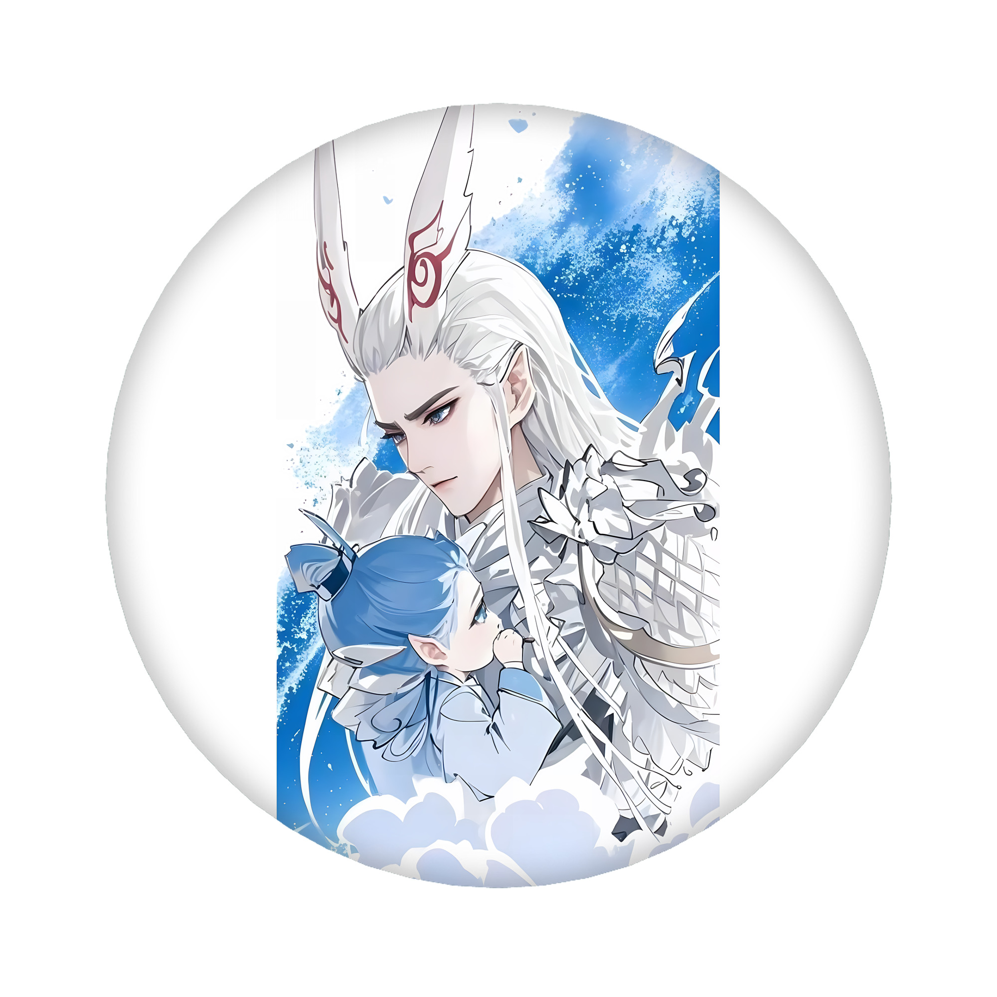 （画像用） Ne Zha 2 ナタ 魔童の大暴れ 6cm 缶バッジ 複数セット
