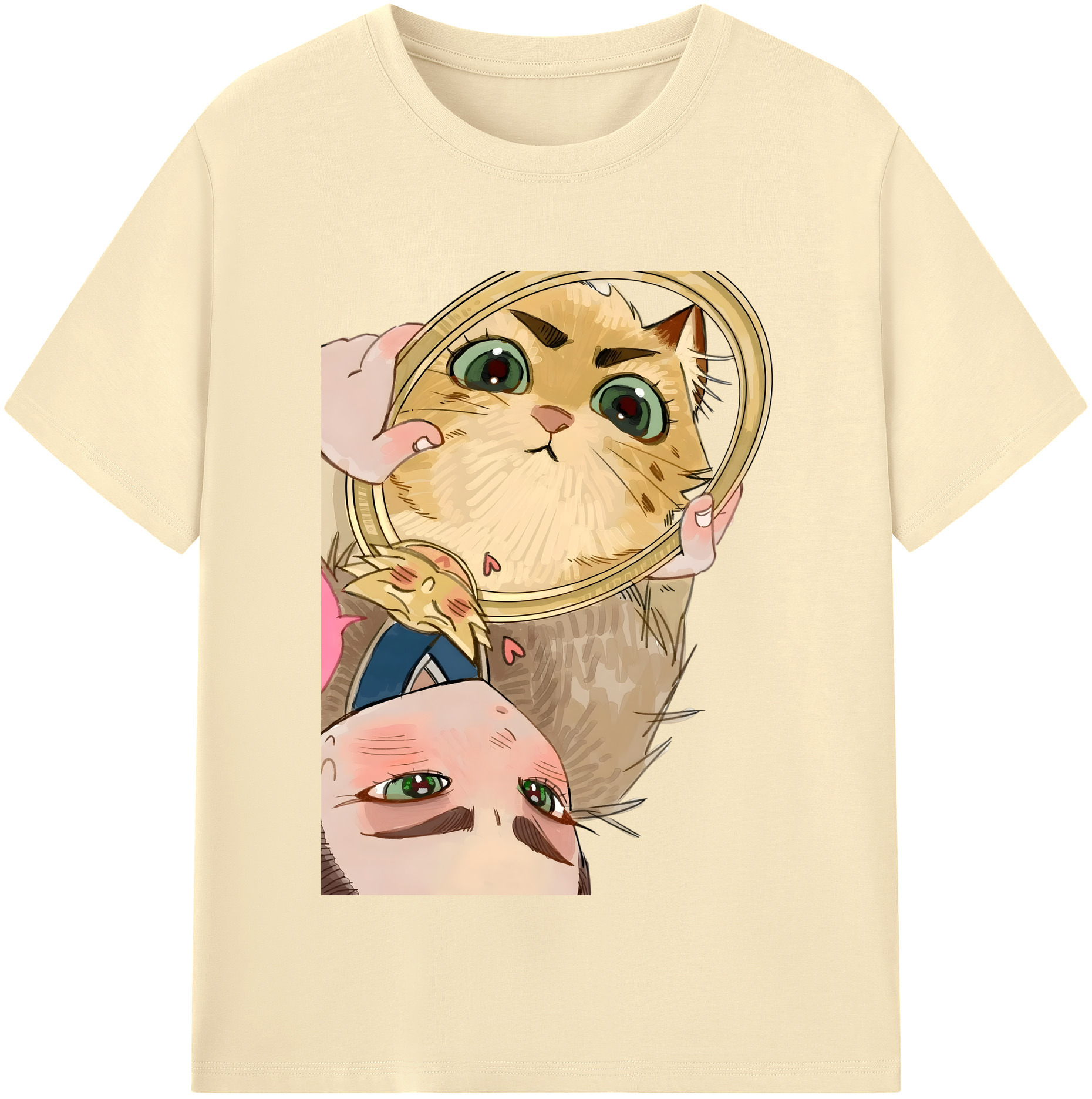 （画像用） Ne Zha 2 ナタ 魔童の大暴れ 綿100％半袖Tシャツ（フロントプリント）