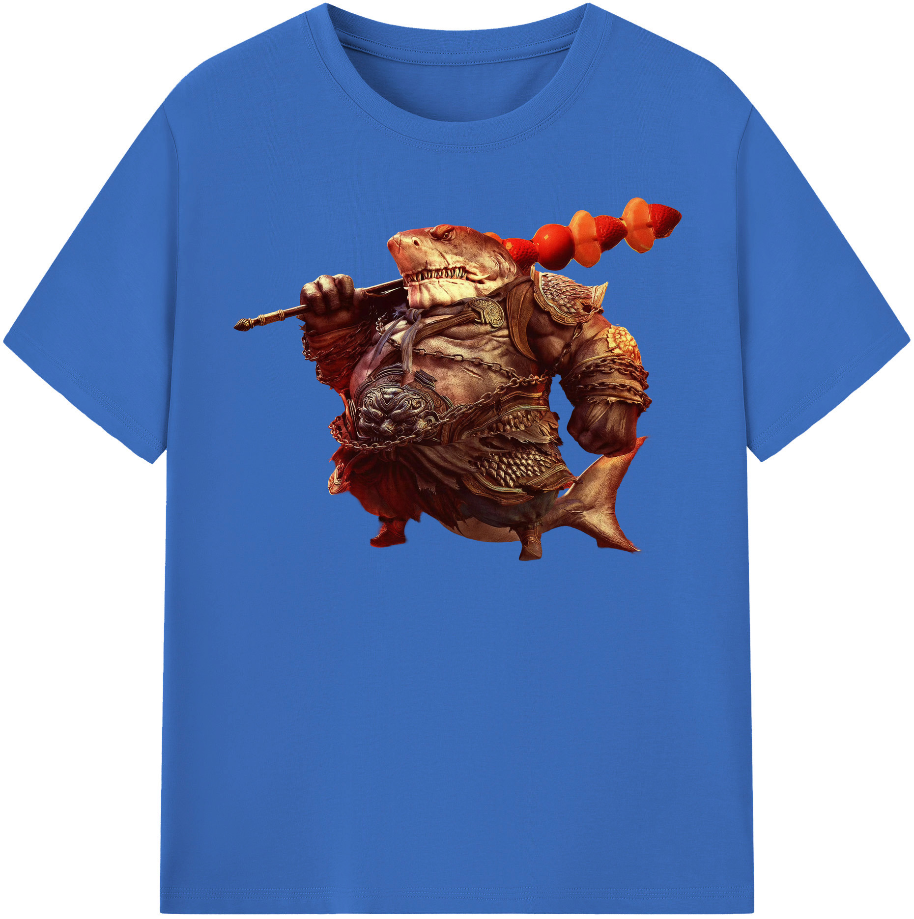 （画像用） Ne Zha 2 ナタ 魔童の大暴れ 綿100％半袖Tシャツ（フロントプリント）