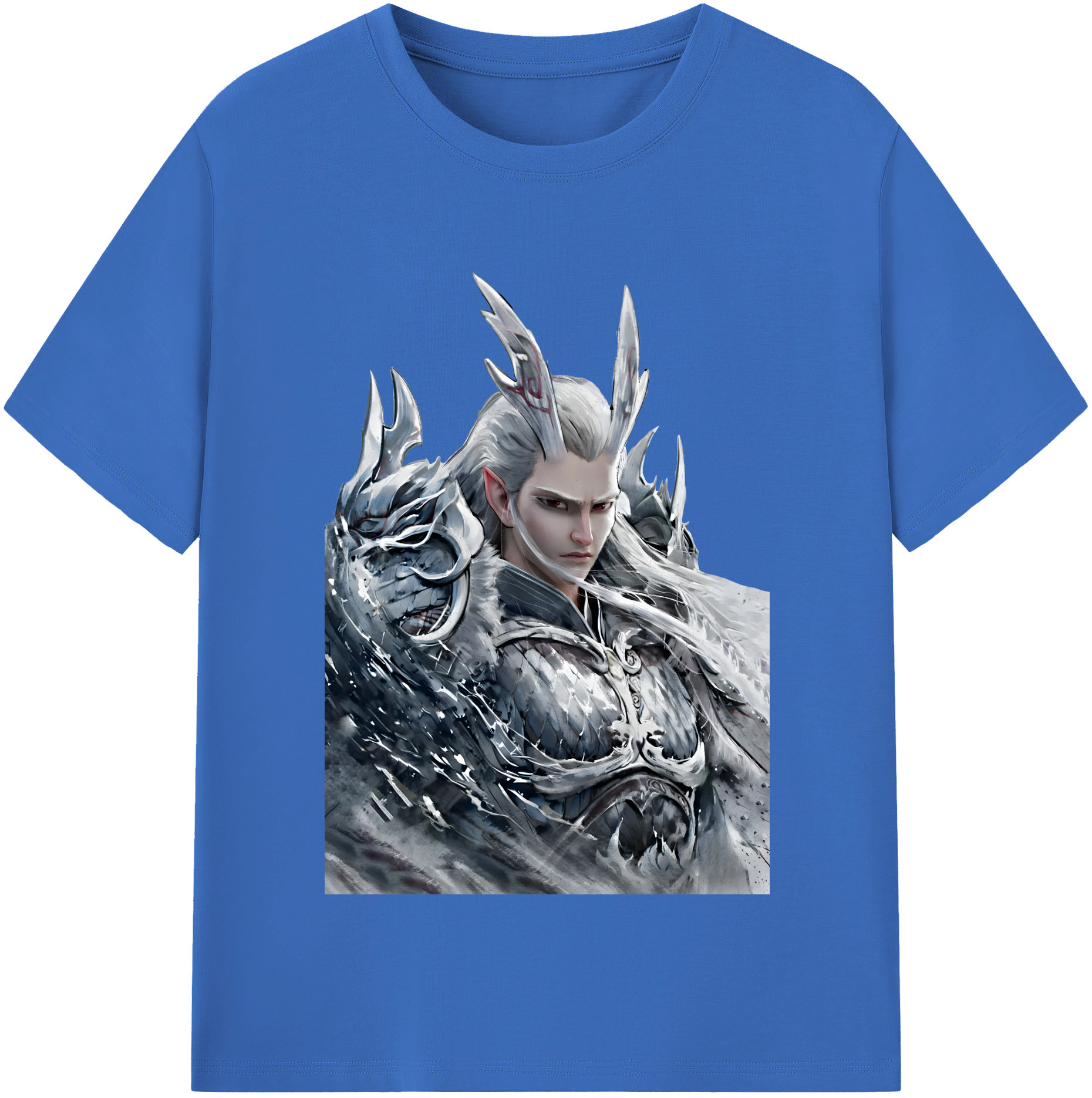 （画像用） Ne Zha 2 ナタ 魔童の大暴れ 綿100％半袖Tシャツ（フロントプリント）