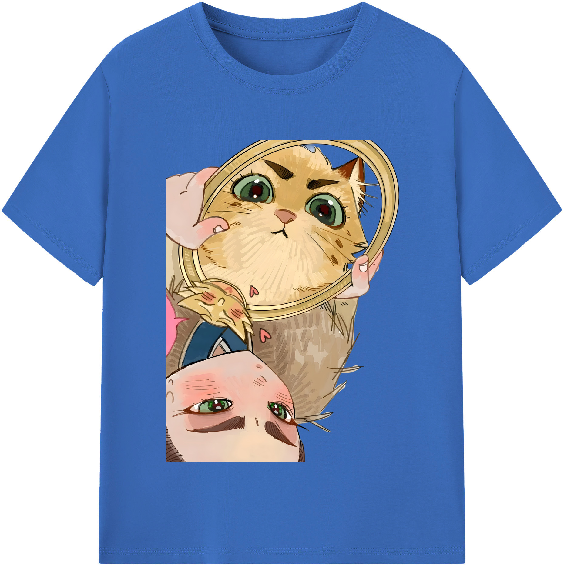 （画像用） Ne Zha 2 ナタ 魔童の大暴れ 綿100％半袖Tシャツ（フロントプリント）