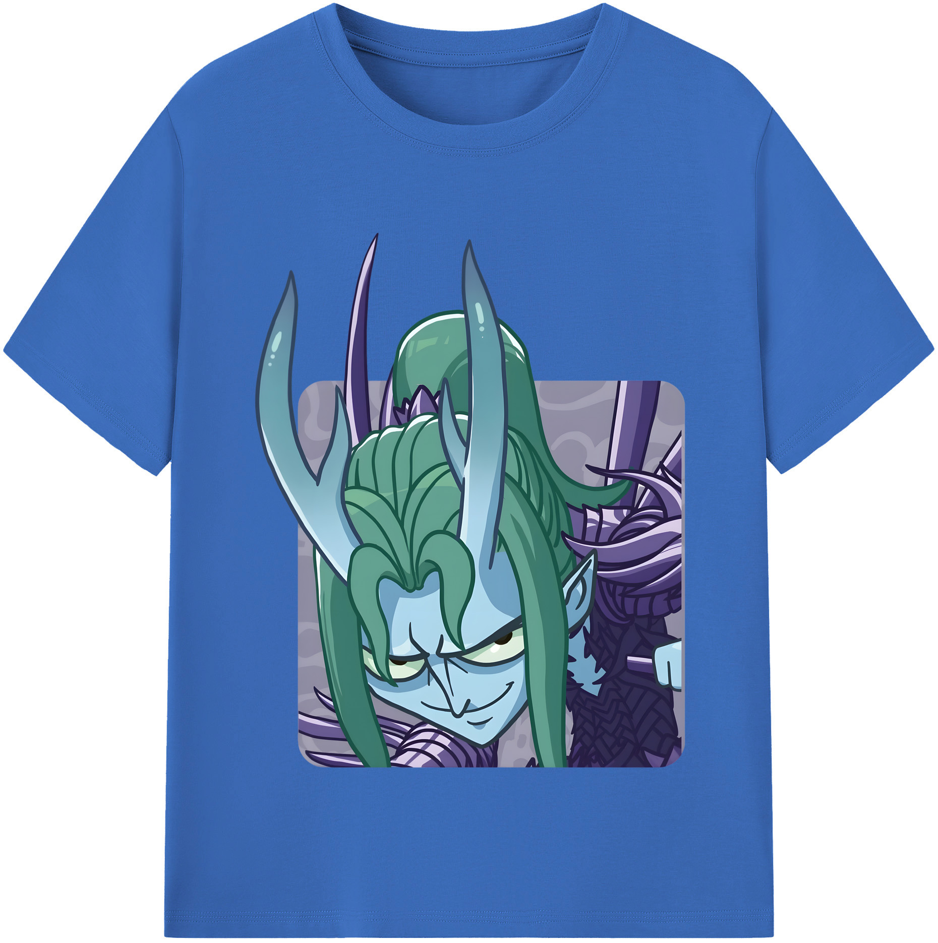 （画像用） Ne Zha 2 ナタ 魔童の大暴れ 綿100％半袖Tシャツ（フロントプリント）