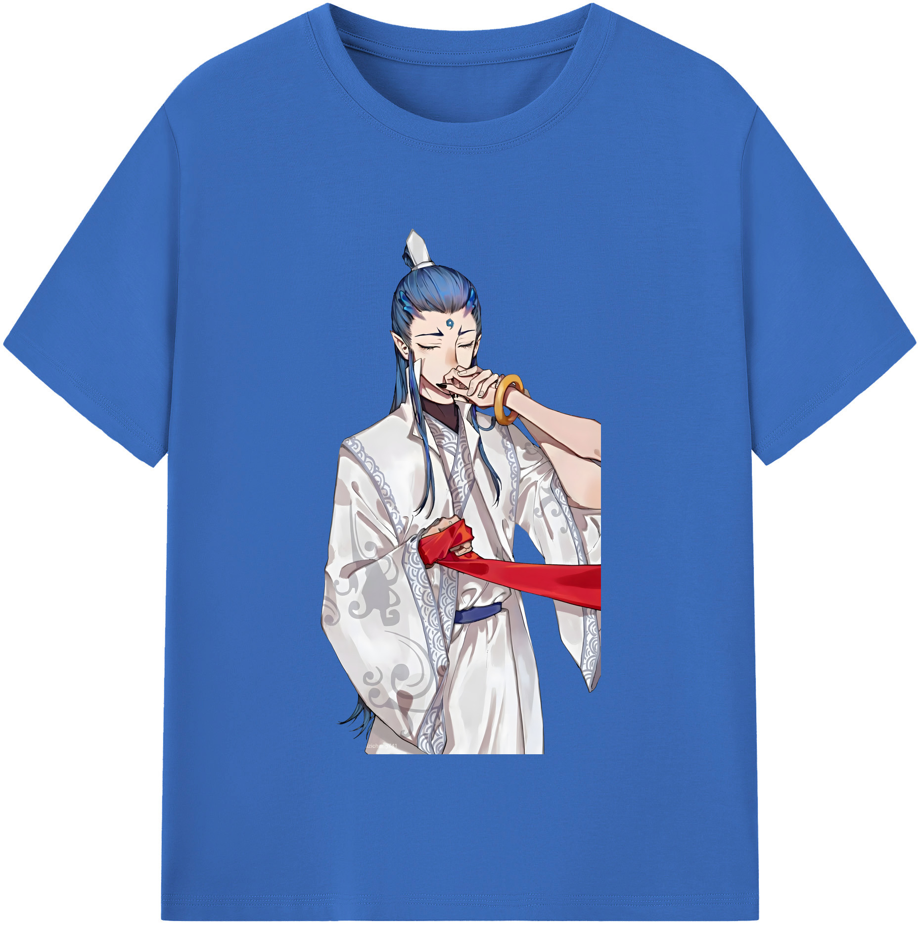 （画像用） Ne Zha 2 ナタ 魔童の大暴れ 綿100％半袖Tシャツ（フロントプリント）