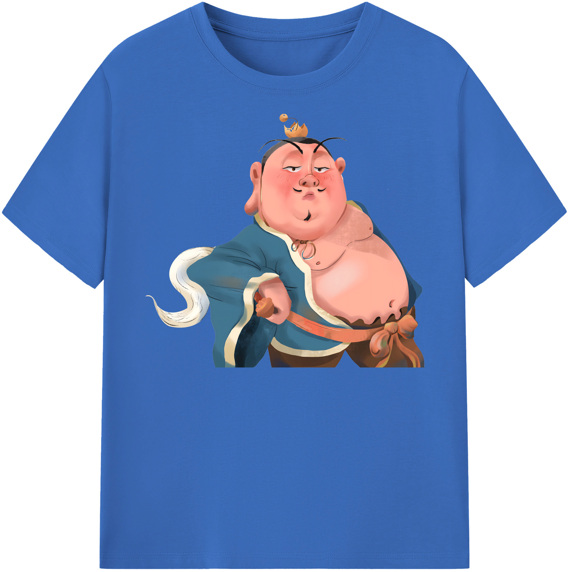 （画像用） Ne Zha 2 ナタ 魔童の大暴れ 綿100％半袖Tシャツ（フロントプリント）