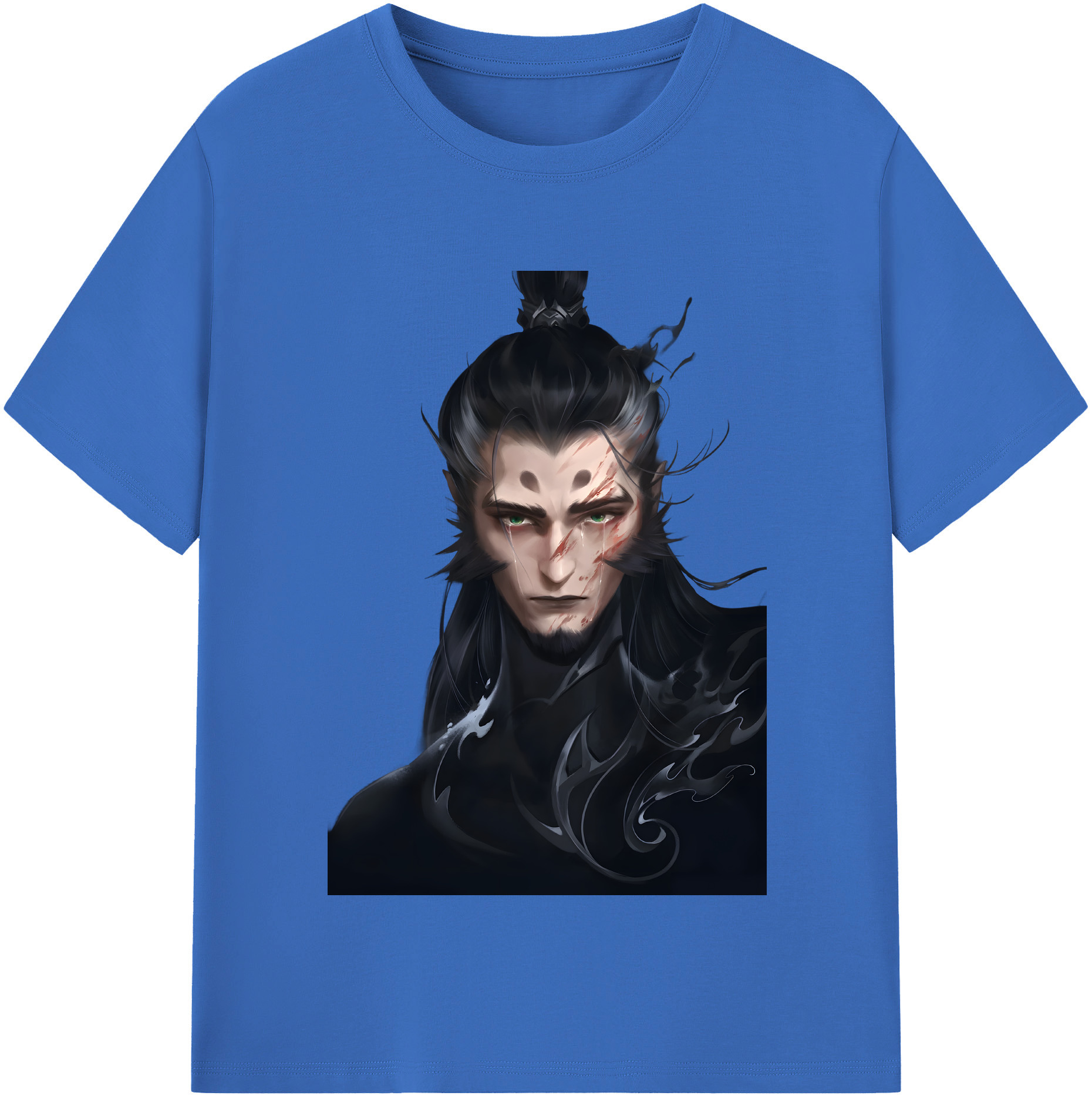 （画像用） Ne Zha 2 ナタ 魔童の大暴れ 綿100％半袖Tシャツ（フロントプリント）