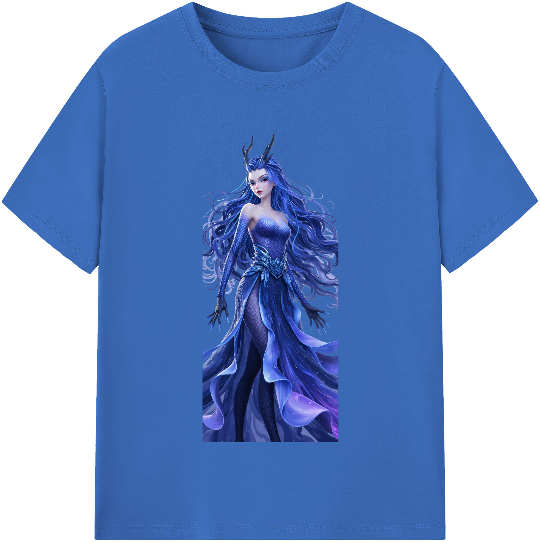 （画像用） Ne Zha 2 ナタ 魔童の大暴れ 綿100％半袖Tシャツ（フロントプリント）