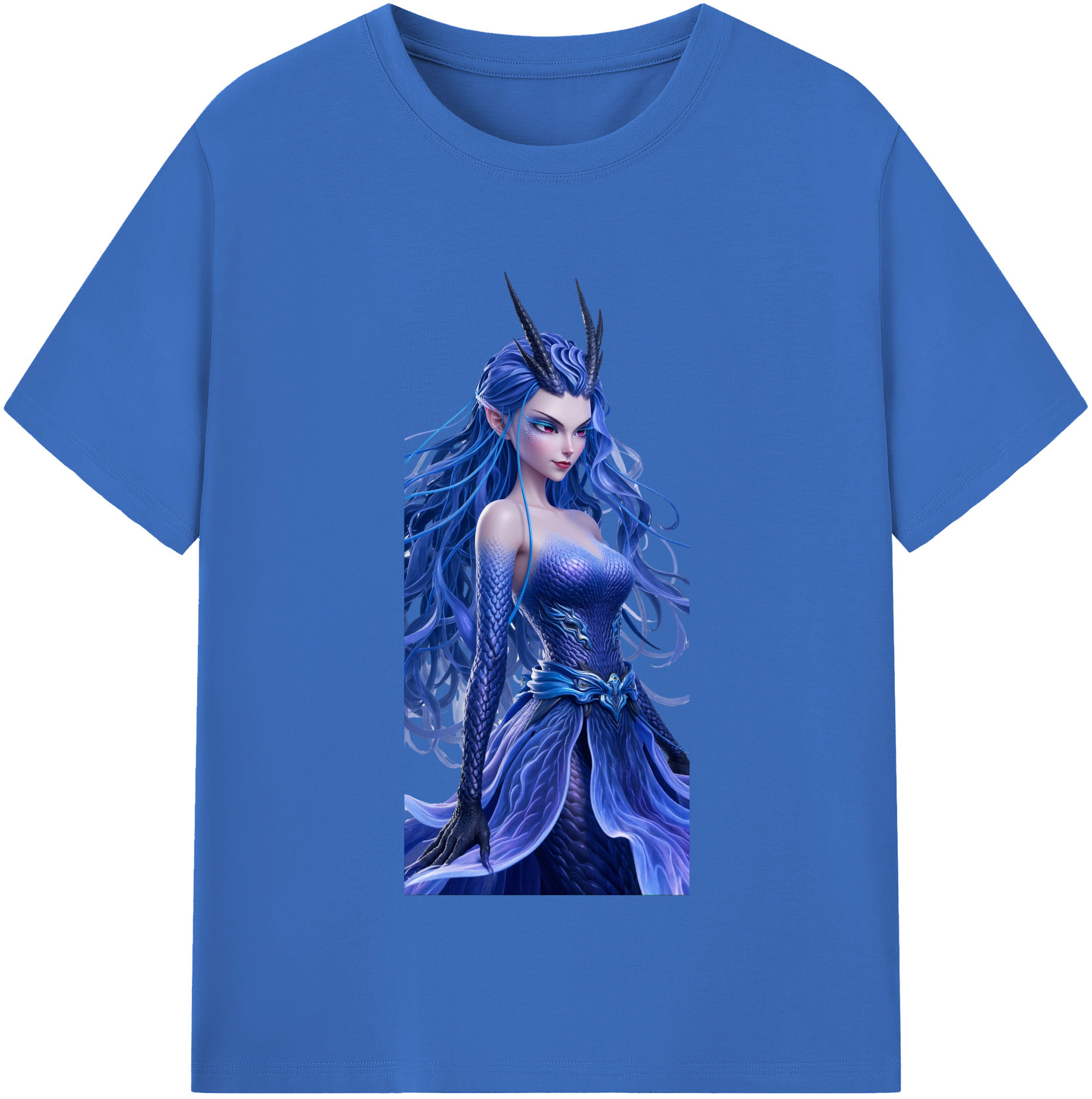 （画像用） Ne Zha 2 ナタ 魔童の大暴れ 綿100％半袖Tシャツ（フロントプリント）