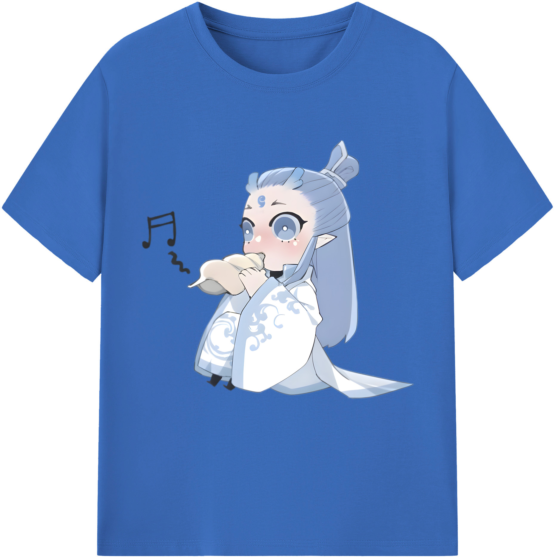 （画像用） Ne Zha 2 ナタ 魔童の大暴れ 綿100％半袖Tシャツ（フロントプリント）