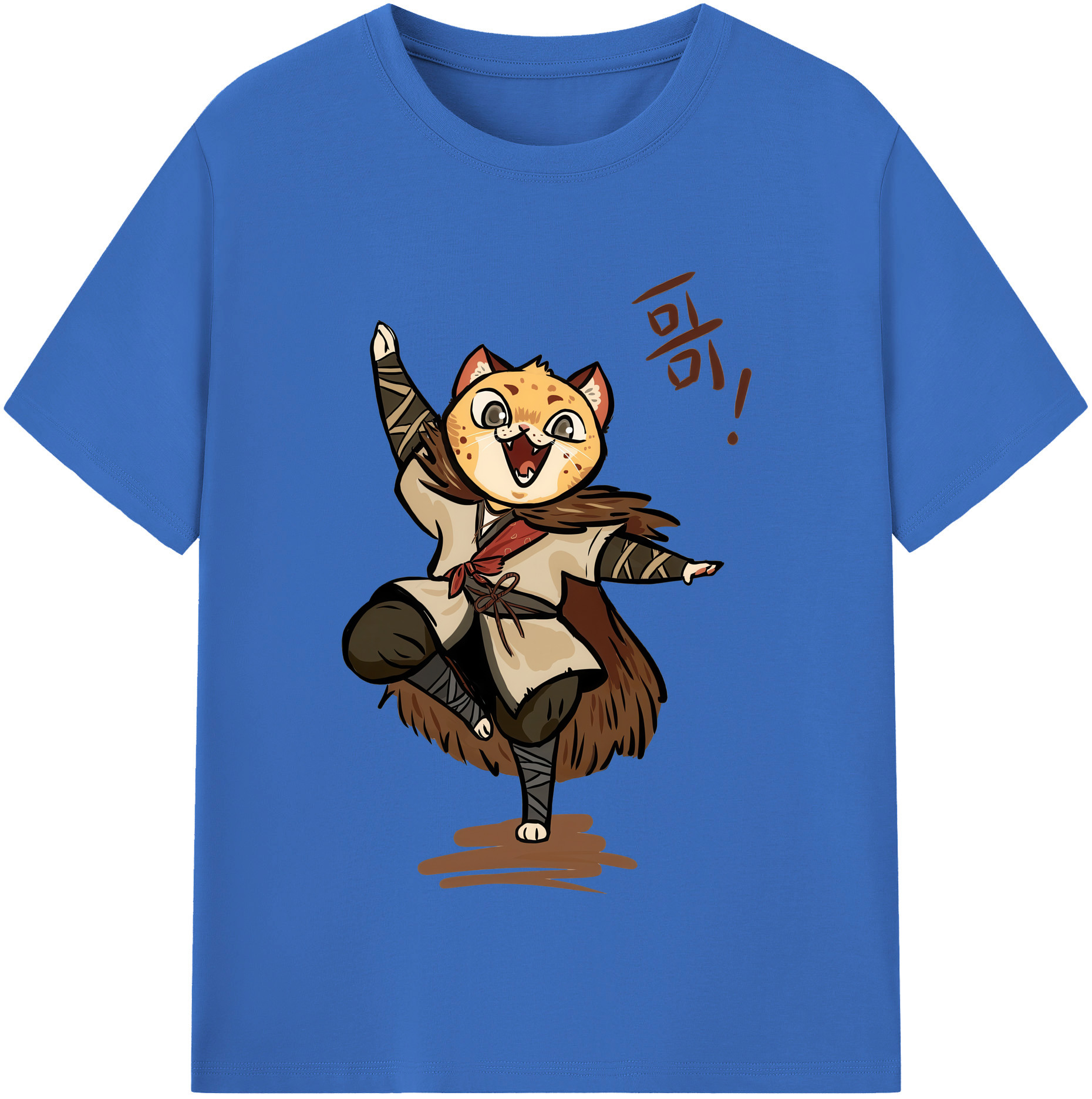 （画像用） Ne Zha 2 ナタ 魔童の大暴れ 綿100％半袖Tシャツ（フロントプリント）