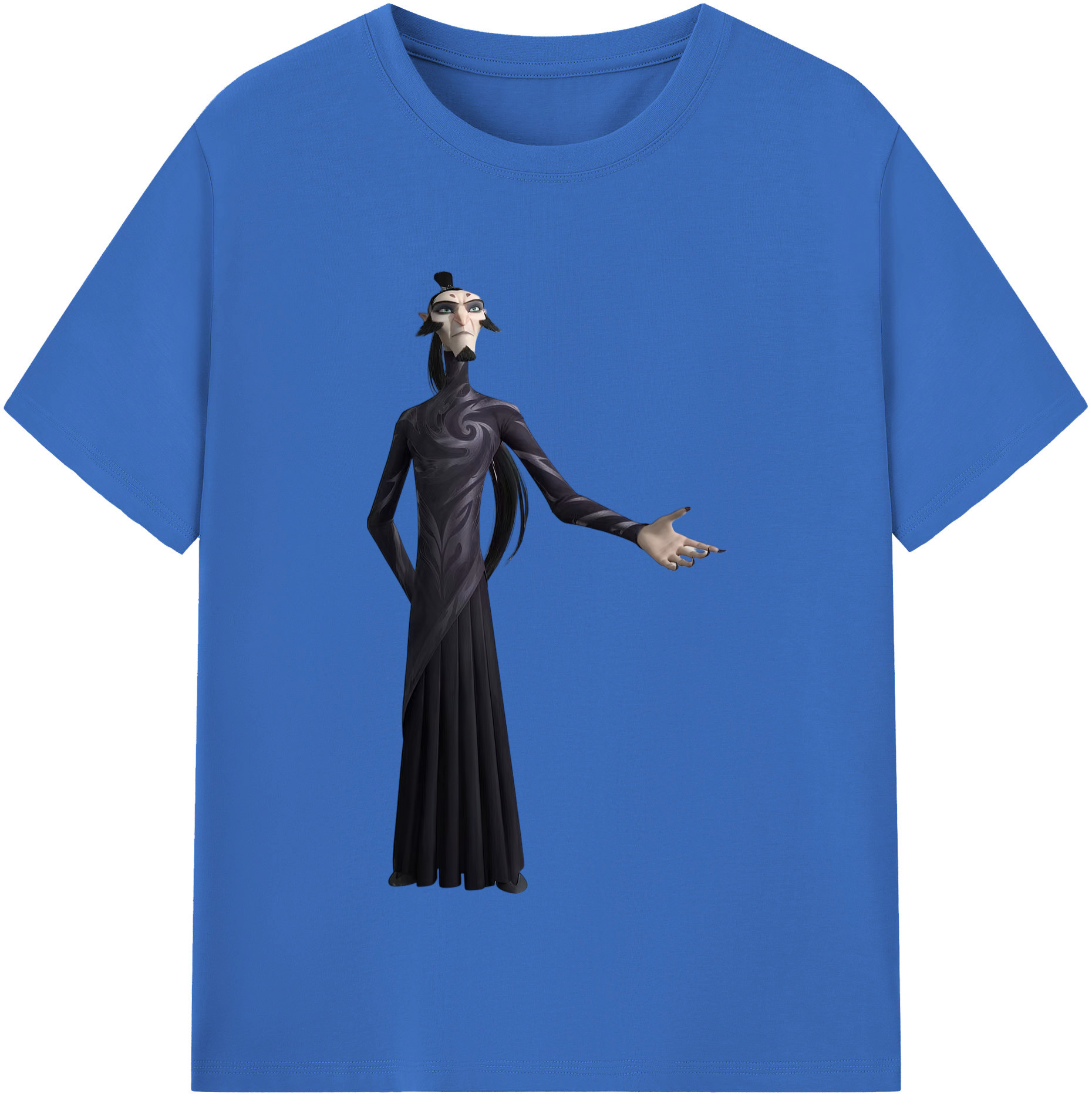 （画像用） Ne Zha 2 ナタ 魔童の大暴れ 綿100％半袖Tシャツ（フロントプリント）