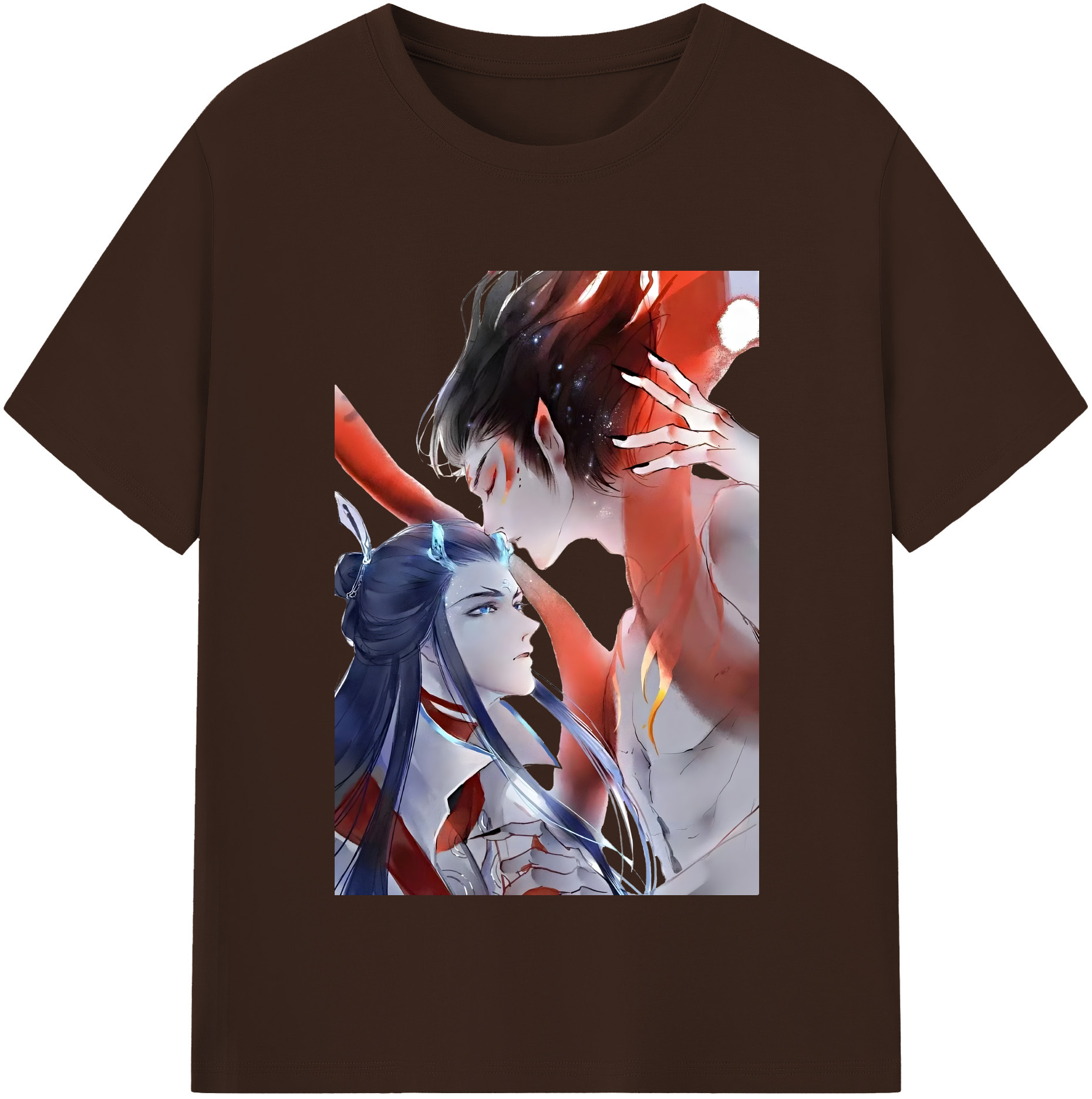 （画像用） Ne Zha 2 ナタ 魔童の大暴れ 綿100％半袖Tシャツ（フロントプリント）
