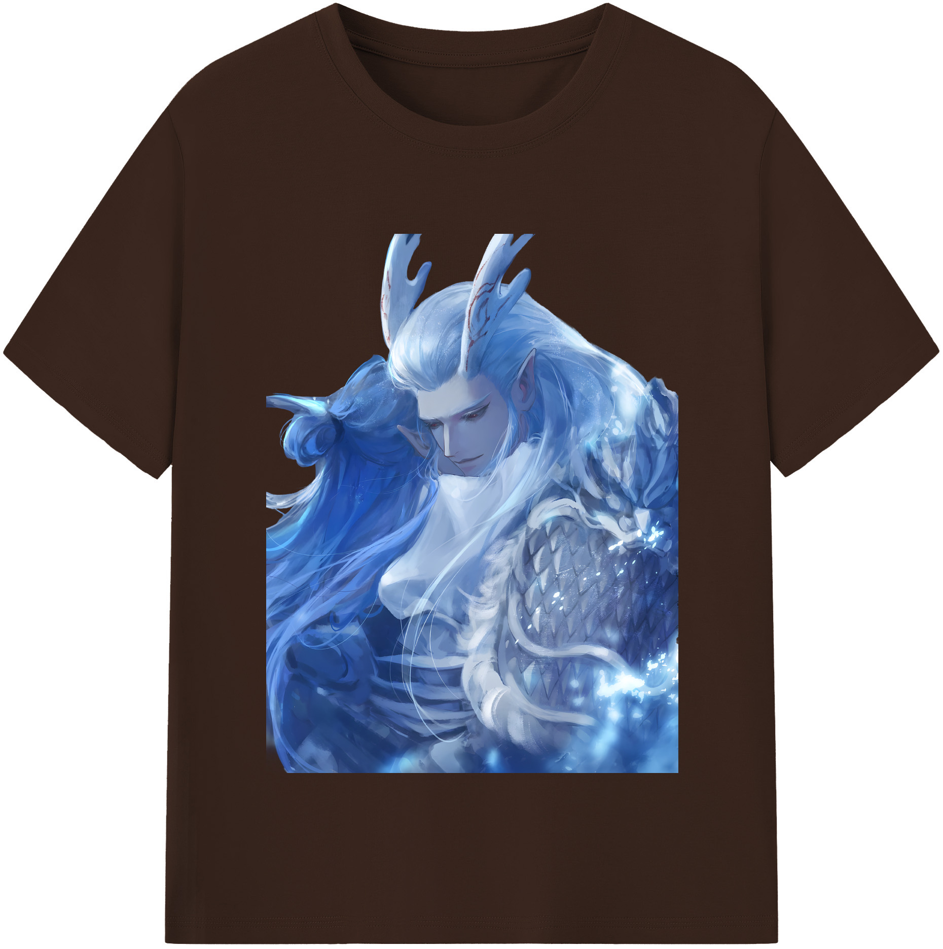 （画像用） Ne Zha 2 ナタ 魔童の大暴れ 綿100％半袖Tシャツ（フロントプリント）