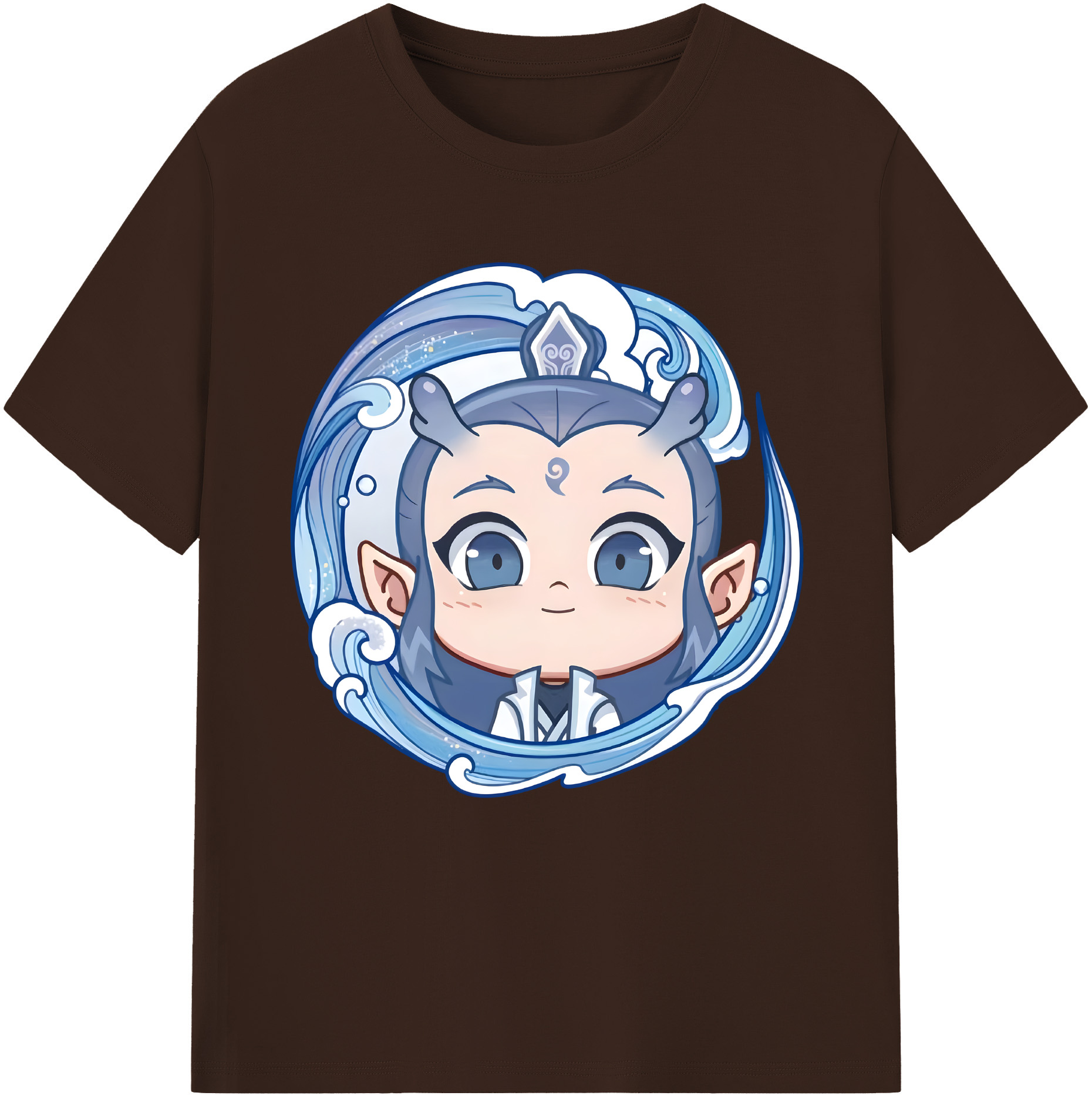 （画像用） Ne Zha 2 ナタ 魔童の大暴れ 綿100％半袖Tシャツ（フロントプリント）