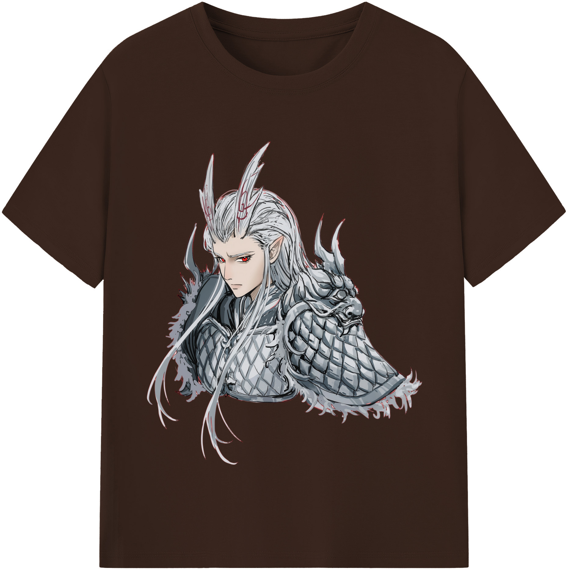 （画像用） Ne Zha 2 ナタ 魔童の大暴れ 綿100％半袖Tシャツ（フロントプリント）