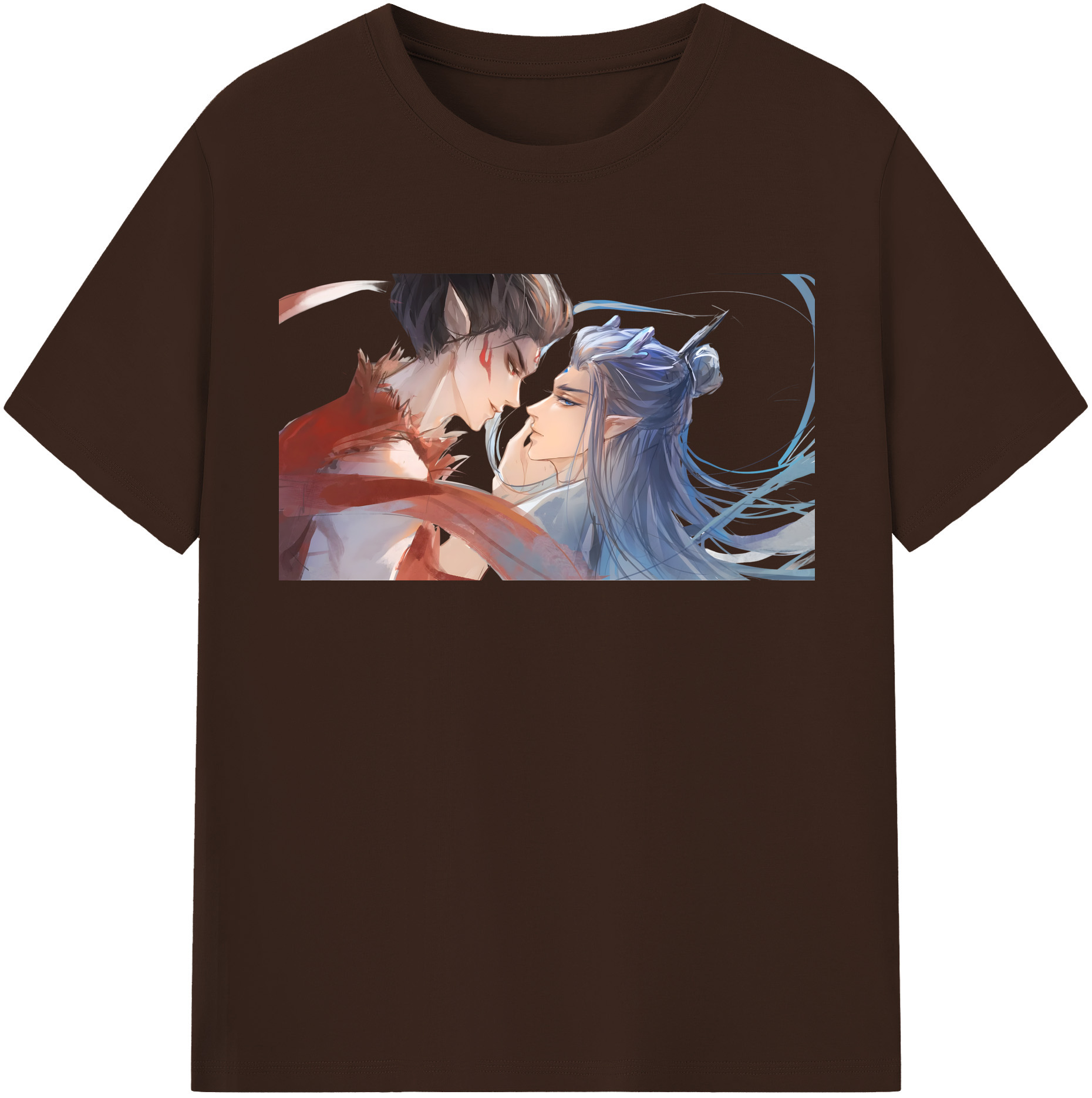 （画像用） Ne Zha 2 ナタ 魔童の大暴れ 綿100％半袖Tシャツ（フロントプリント）