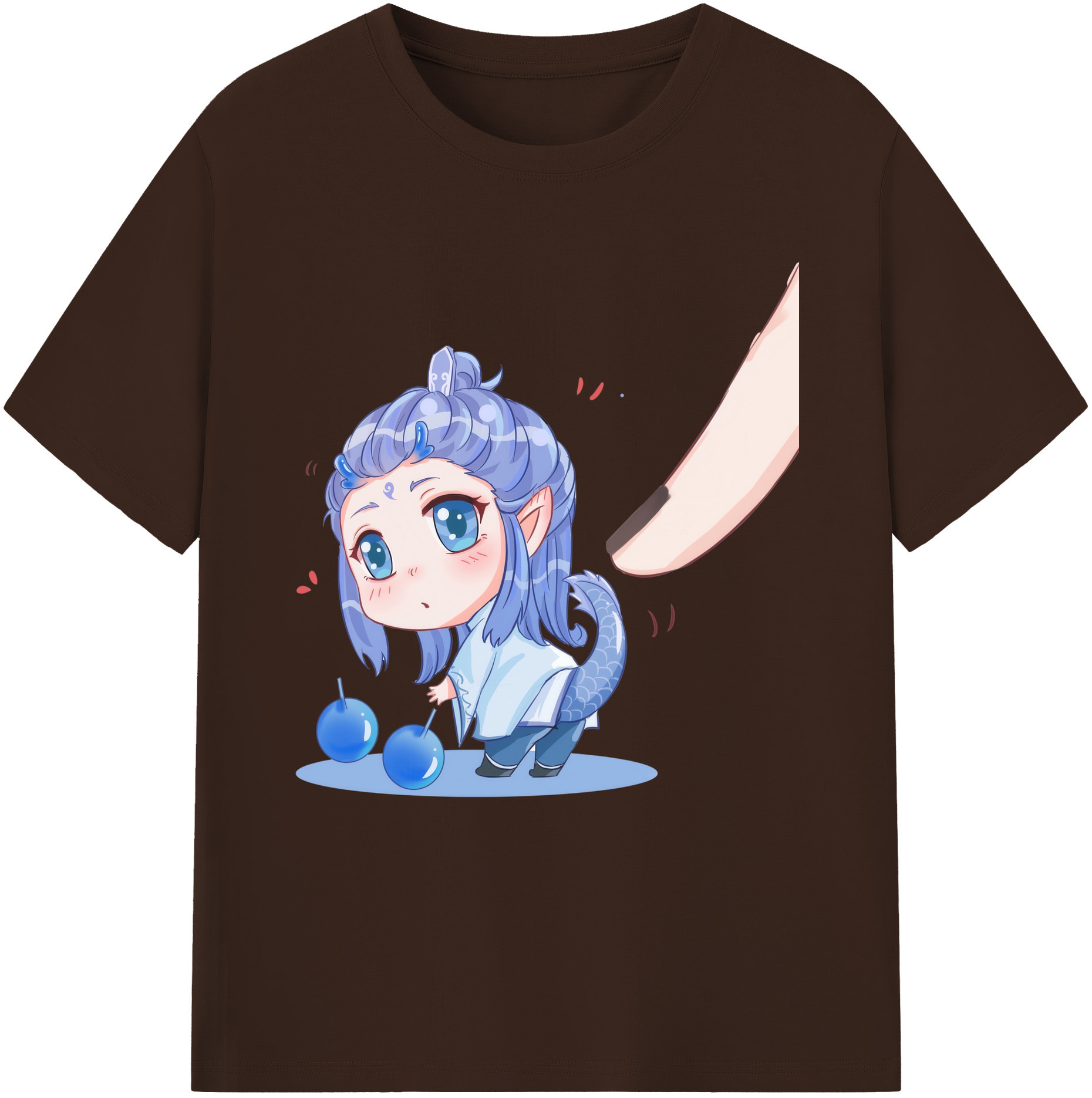 （画像用） Ne Zha 2 ナタ 魔童の大暴れ 綿100％半袖Tシャツ（フロントプリント）