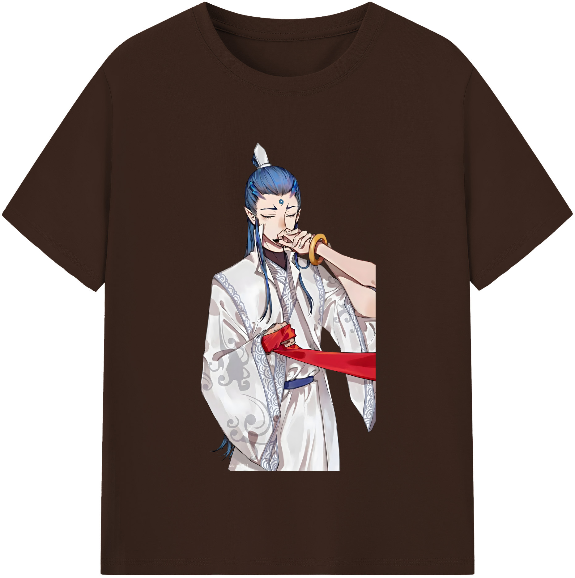 （画像用） Ne Zha 2 ナタ 魔童の大暴れ 綿100％半袖Tシャツ（フロントプリント）