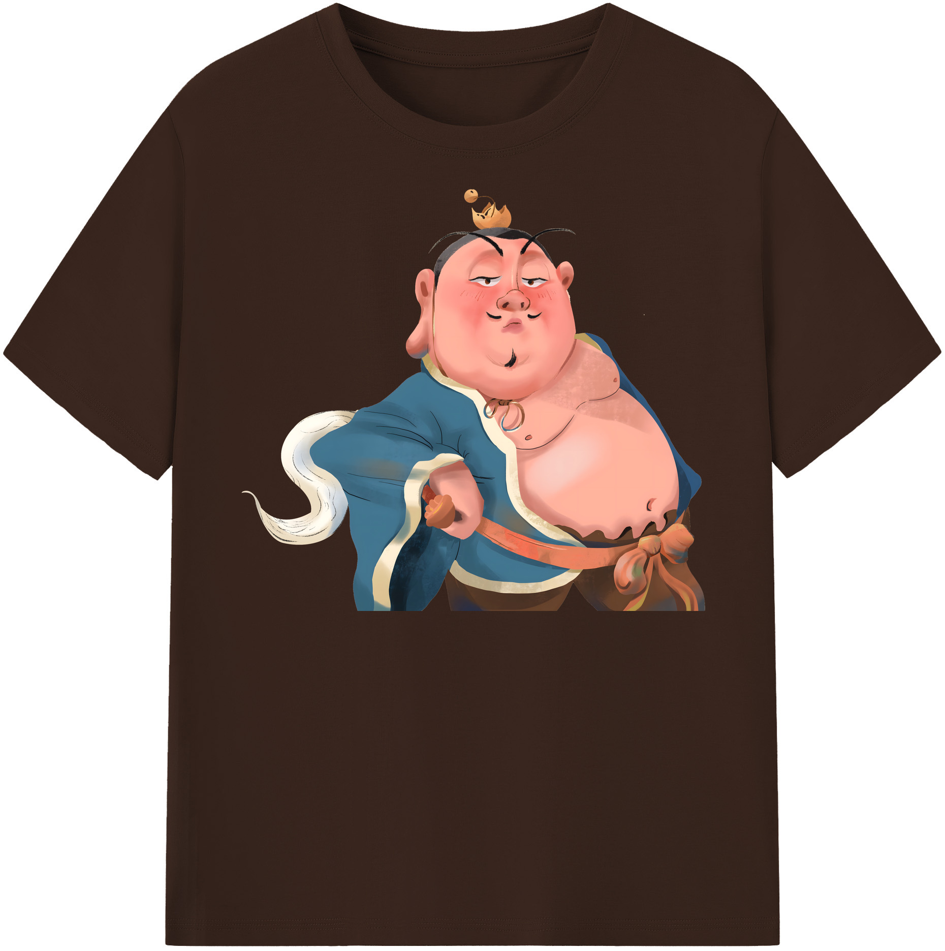 （画像用） Ne Zha 2 ナタ 魔童の大暴れ 綿100％半袖Tシャツ（フロントプリント）