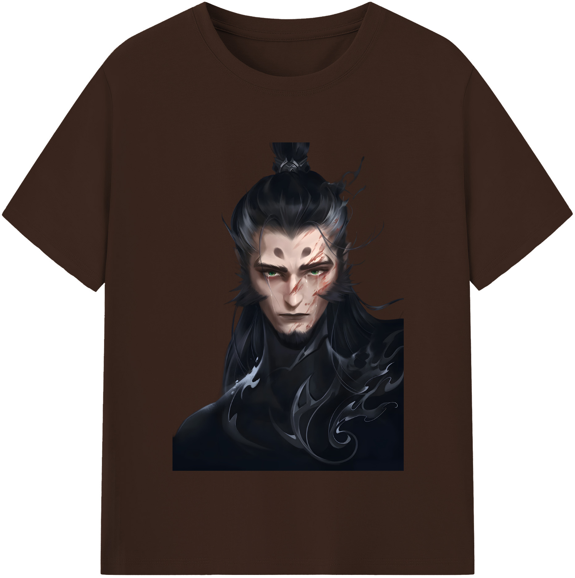 （画像用） Ne Zha 2 ナタ 魔童の大暴れ 綿100％半袖Tシャツ（フロントプリント）