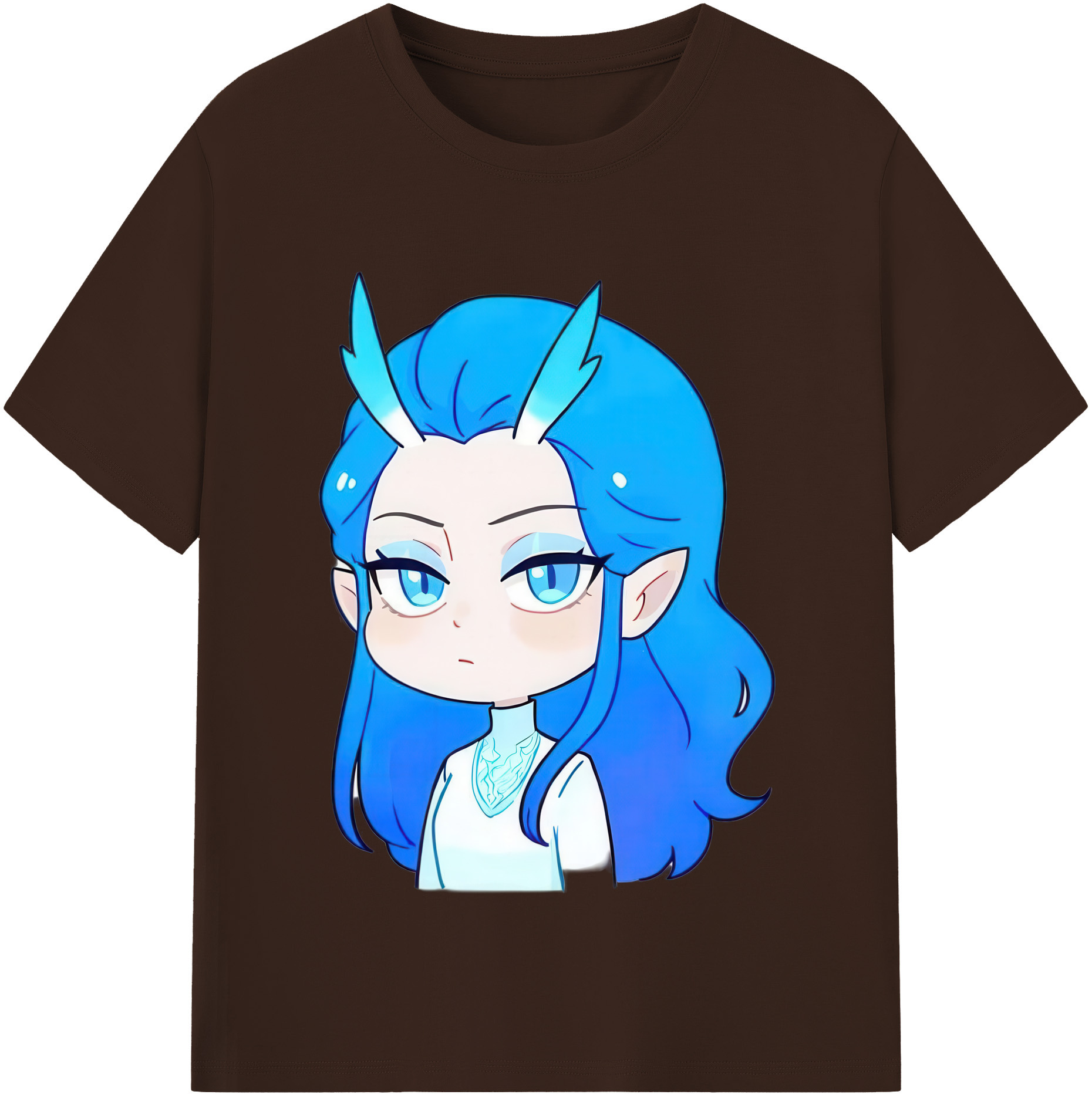 （画像用） Ne Zha 2 ナタ 魔童の大暴れ 綿100％半袖Tシャツ（フロントプリント）