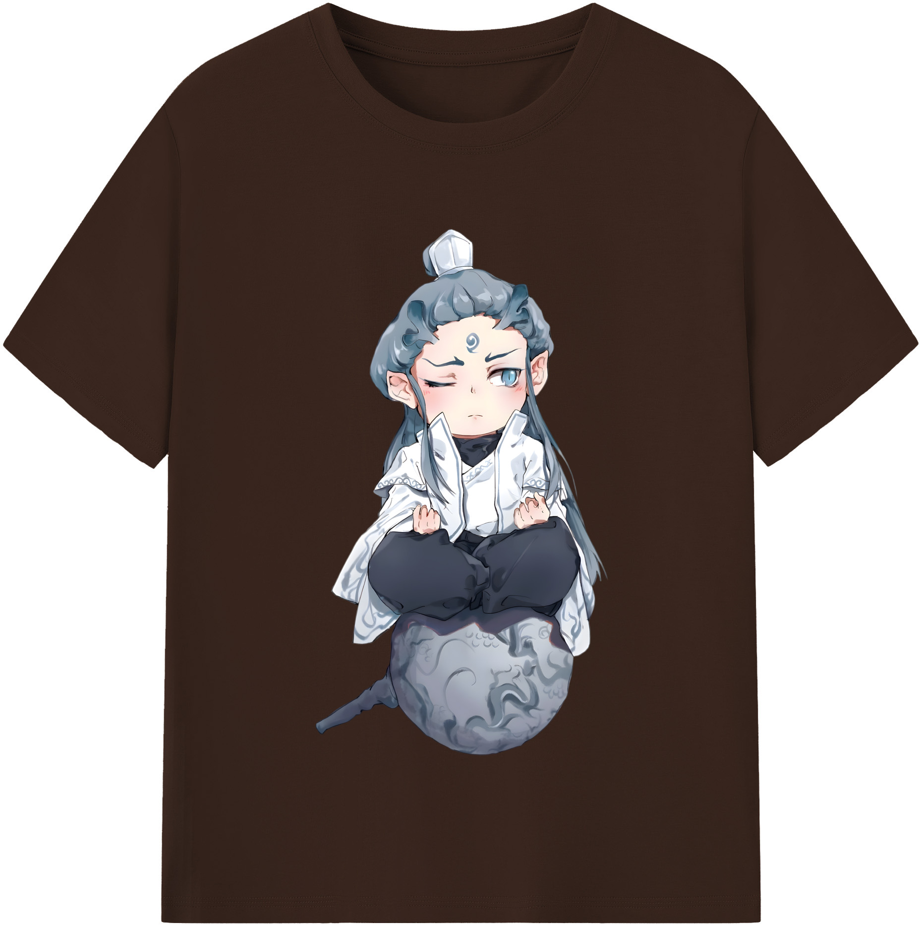 （画像用） Ne Zha 2 ナタ 魔童の大暴れ 綿100％半袖Tシャツ（フロントプリント）