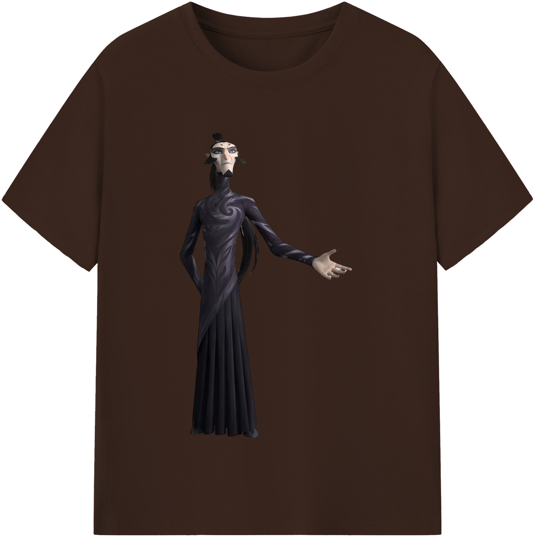 （画像用） Ne Zha 2 ナタ 魔童の大暴れ 綿100％半袖Tシャツ（フロントプリント）