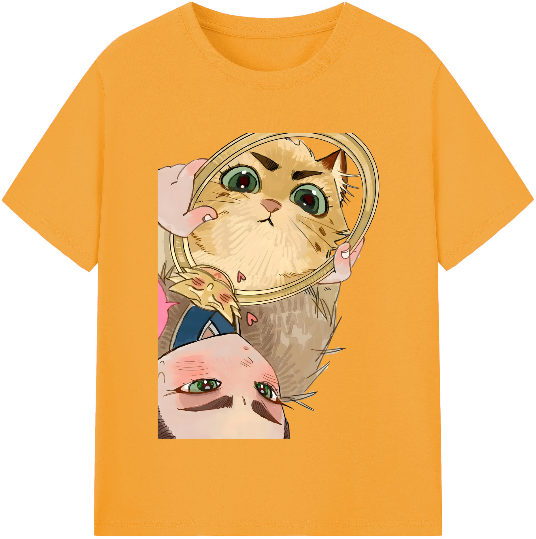 （画像用） Ne Zha 2 ナタ 魔童の大暴れ 綿100％半袖Tシャツ（フロントプリント）
