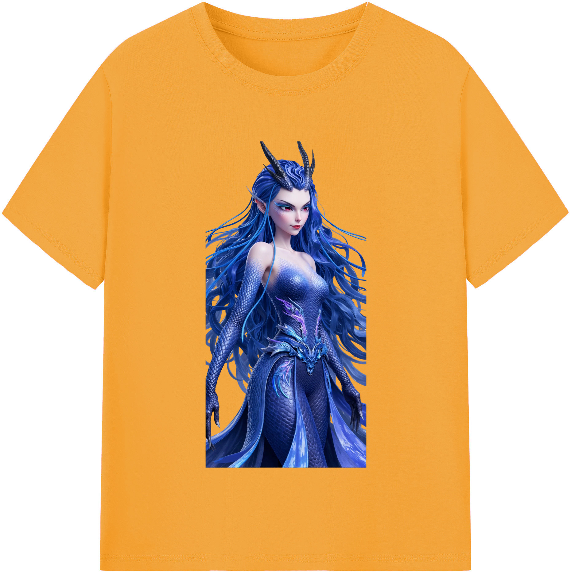 （画像用） Ne Zha 2 ナタ 魔童の大暴れ 綿100％半袖Tシャツ（フロントプリント）