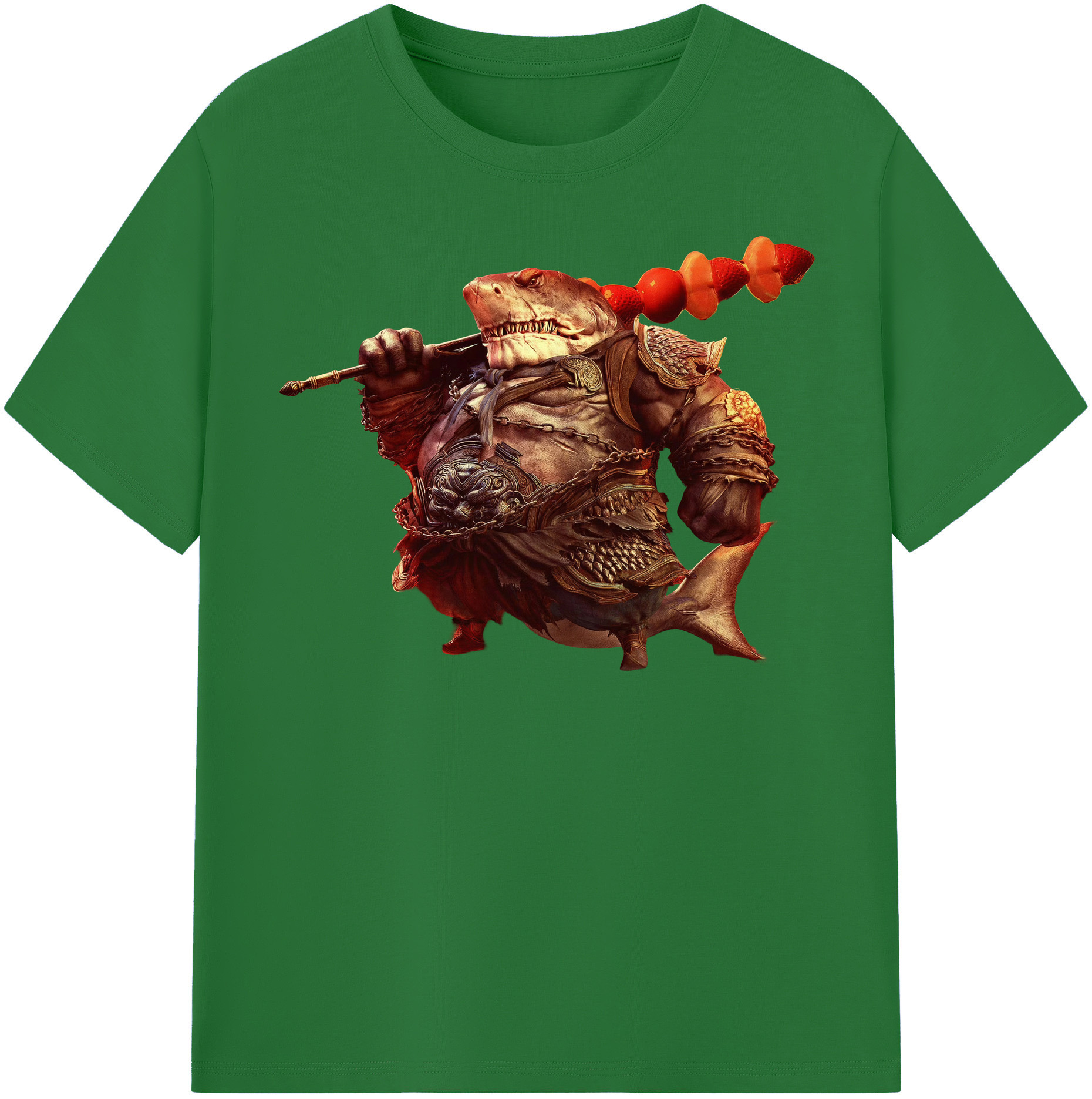 （画像用） Ne Zha 2 ナタ 魔童の大暴れ 綿100％半袖Tシャツ（フロントプリント）