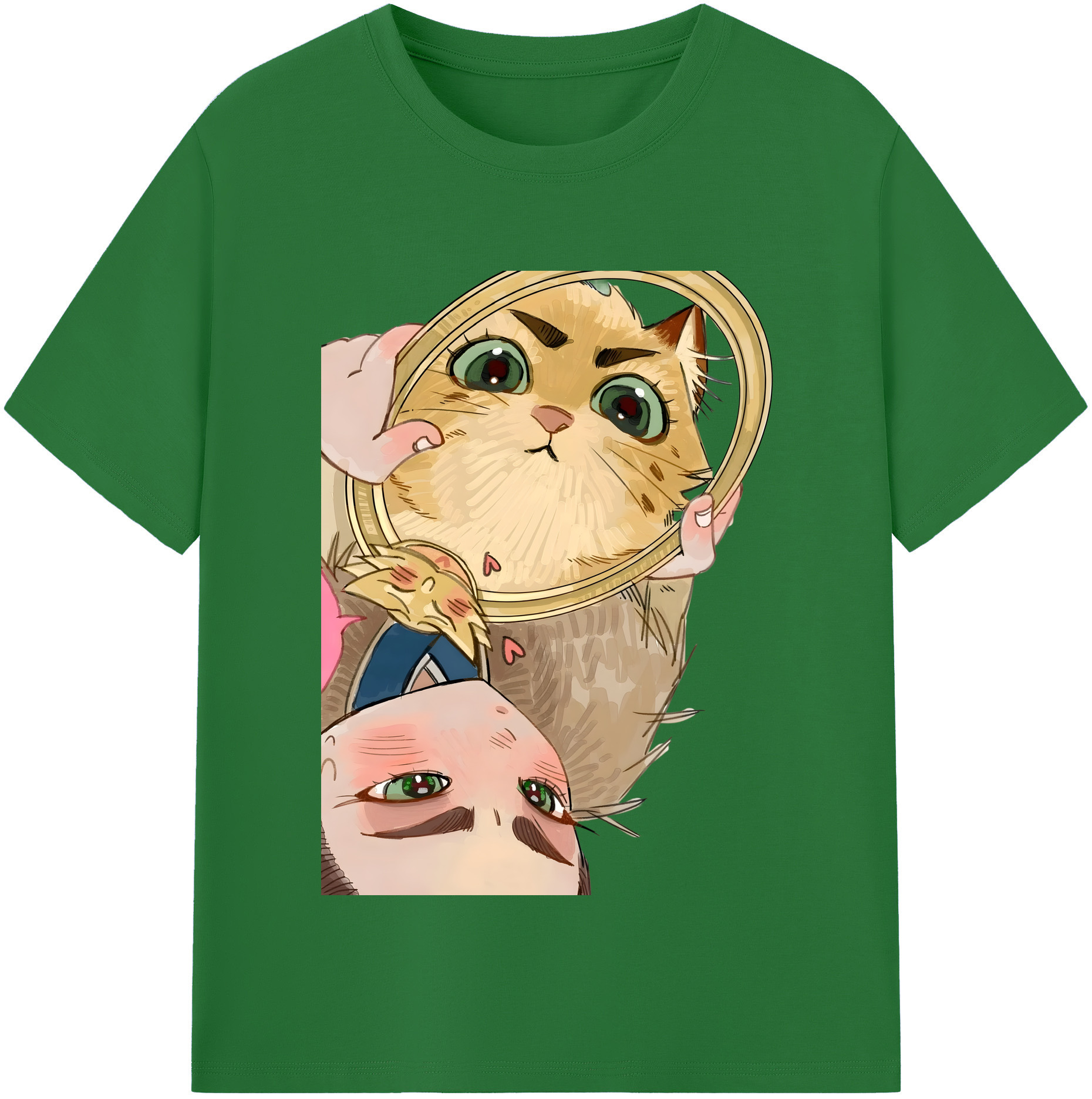 （画像用） Ne Zha 2 ナタ 魔童の大暴れ 綿100％半袖Tシャツ（フロントプリント）