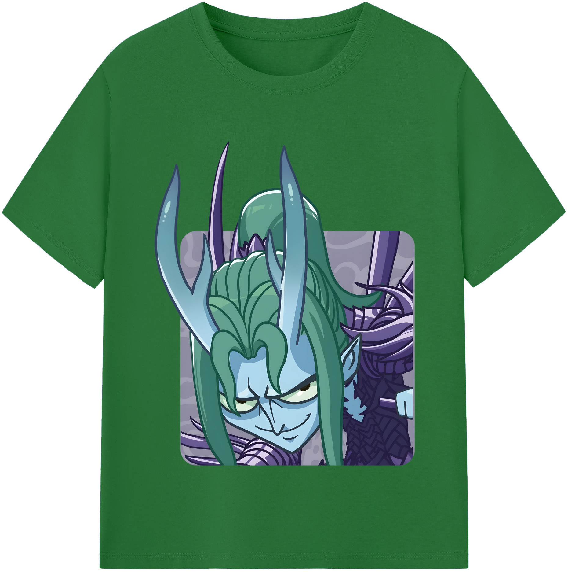 （画像用） Ne Zha 2 ナタ 魔童の大暴れ 綿100％半袖Tシャツ（フロントプリント）