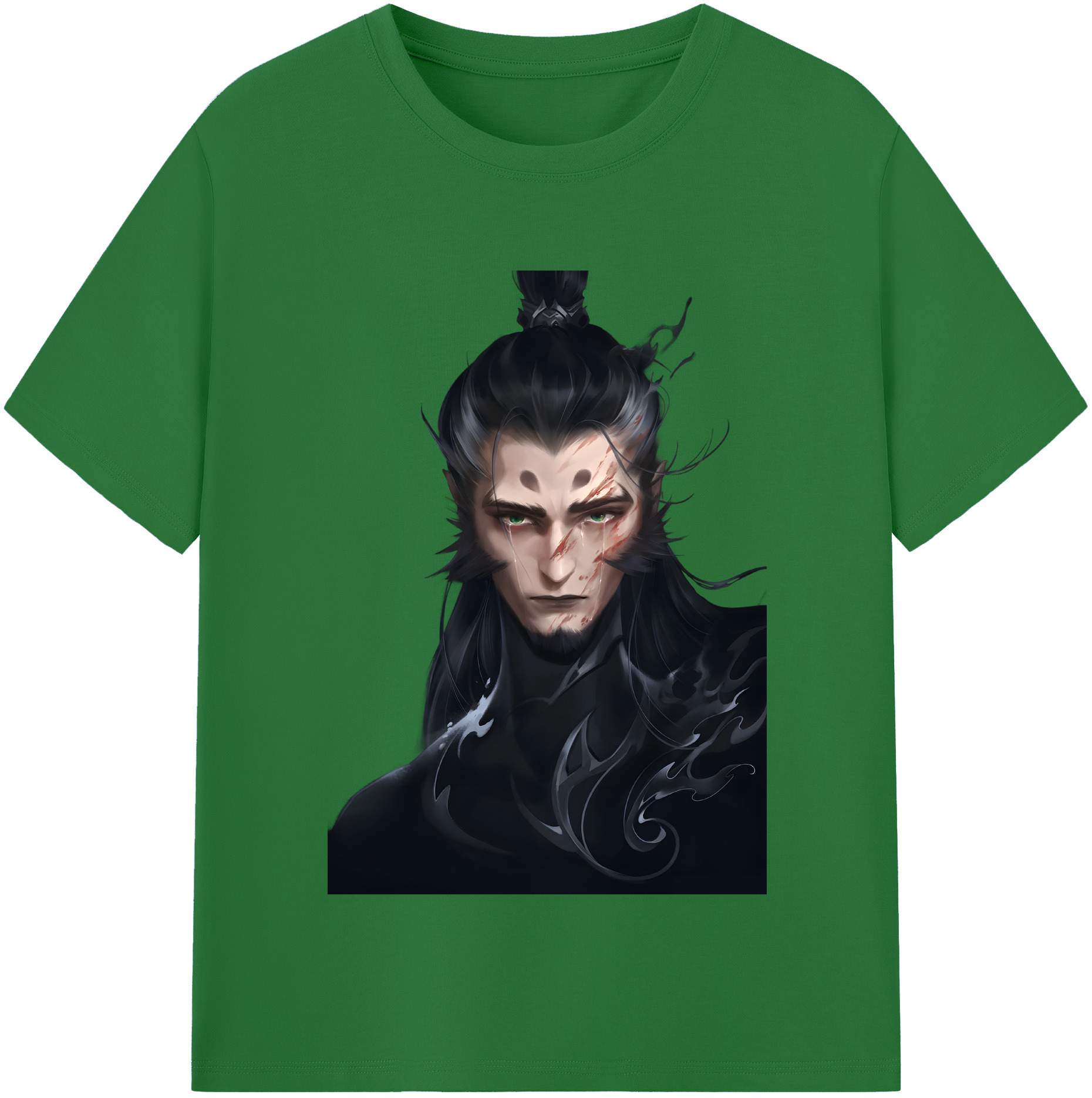 （画像用） Ne Zha 2 ナタ 魔童の大暴れ 綿100％半袖Tシャツ（フロントプリント）